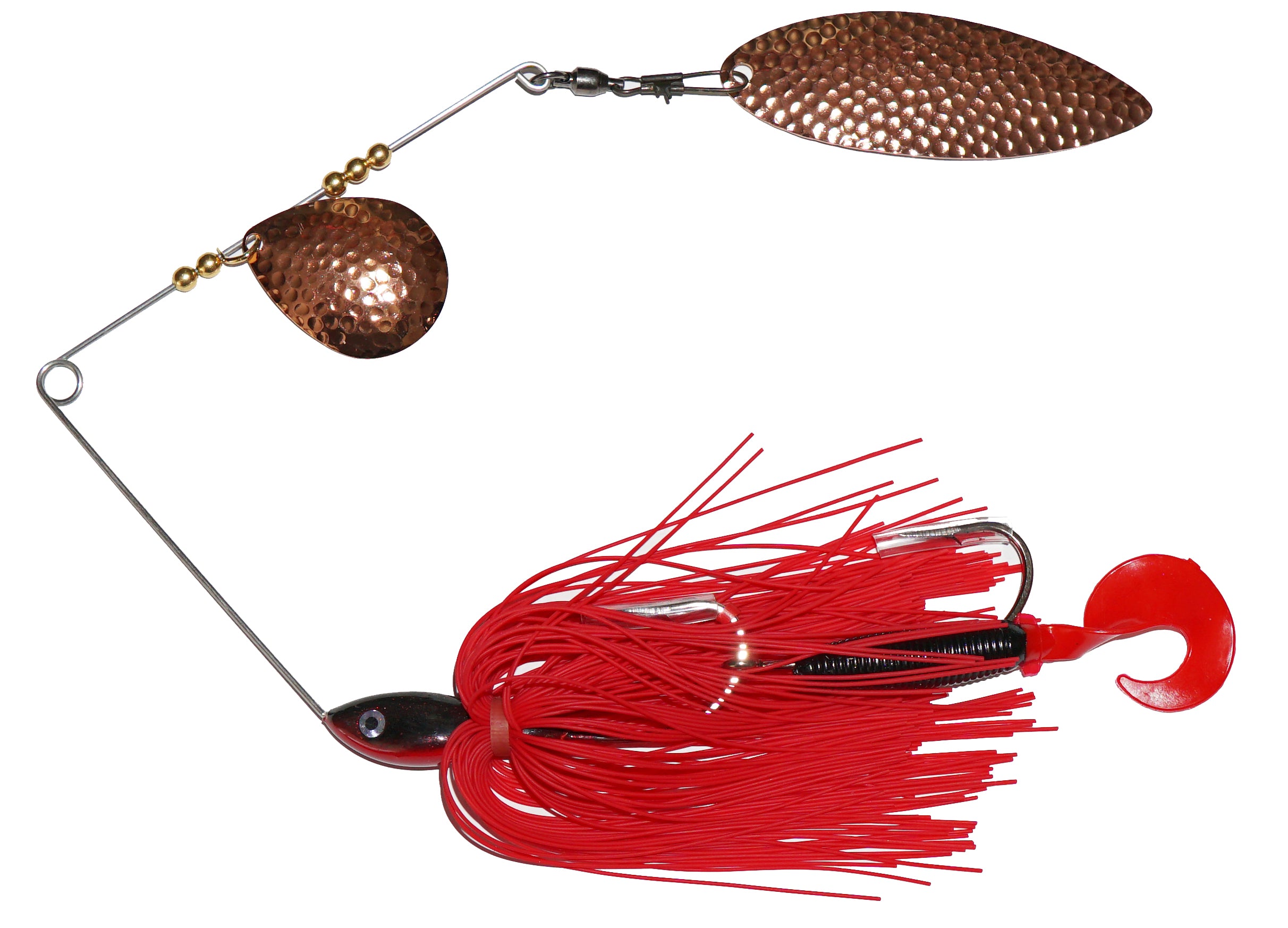 Acebaits Ace Tandem Big Spinnerbait red/hammer copper Acebaits Ace Tandem Big Spinnerbait red/hammer copper