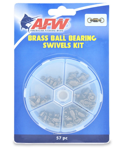 AFW Mighty Brass Ball Bearing Swivels Kit