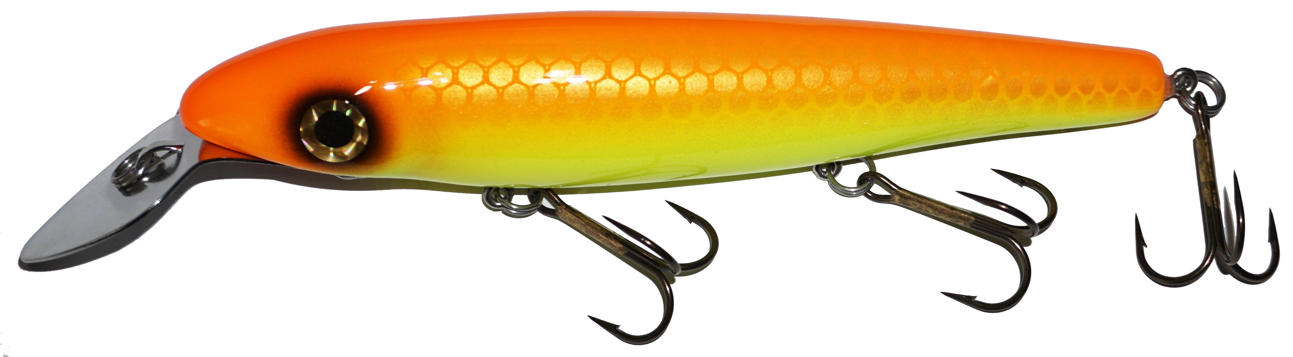 Big Fork Reef Digger Mid Range Crankbait Straight Model Midnight Gold