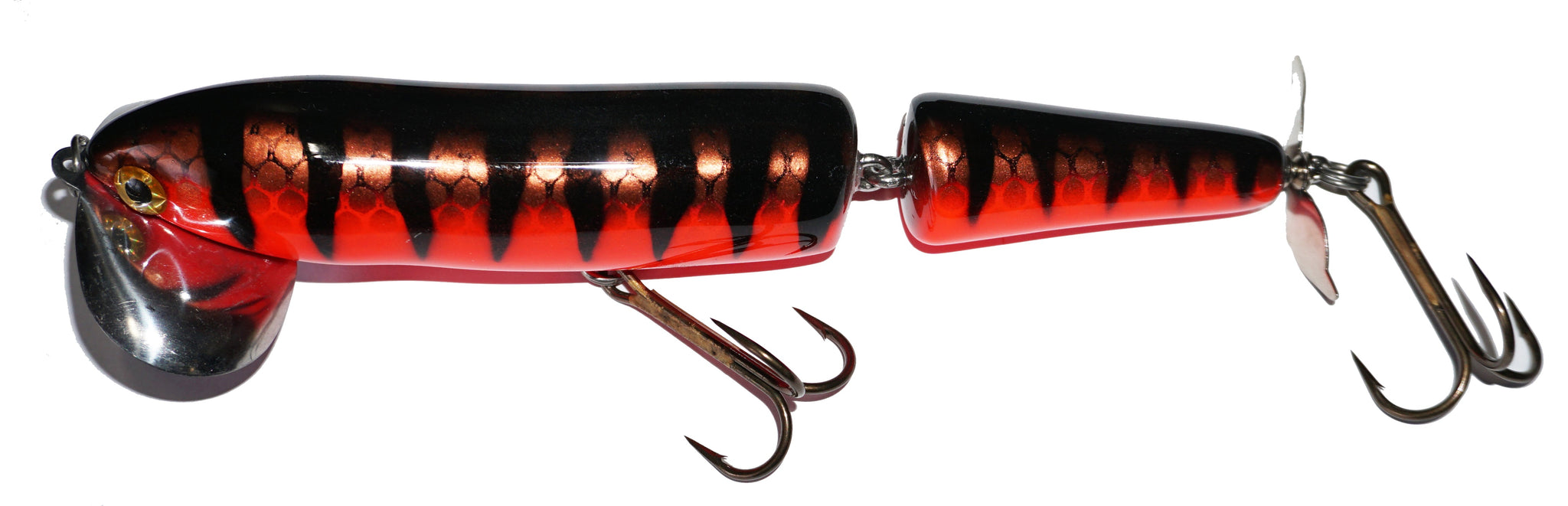 fatbodu hungry perch fishing lure Big Fork Papa Chubby 8" Surface Bait – Musky Shop