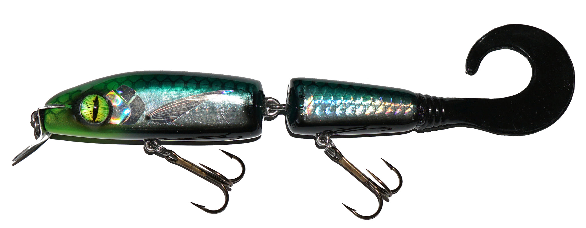 black mamba fishing lure Fly Code HL21 FlashAttackFlies making it ideal for shallower water OCEAN CAT Assist Fishing Hooks