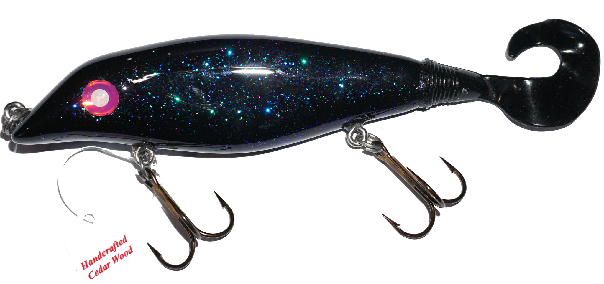 Big Fork Lures Sand Cat LAT Black sparkle Big Fork Lures Sand Cat LAT Black sparkle