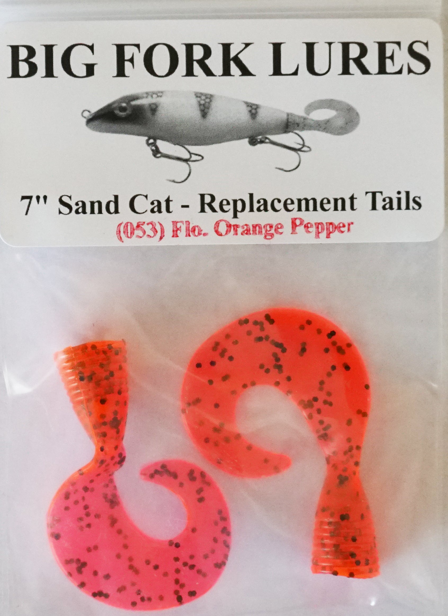 4 pks fish finder fish getter lure company lawndale n.c Big Fork Lures Sand Cat LAT Replacement Tails – Musky Shop