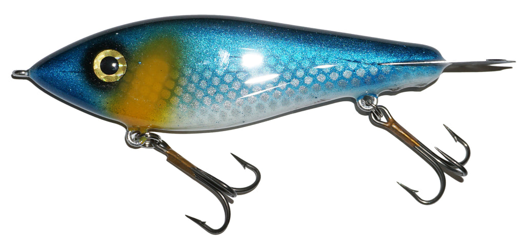 4.5 RF Gillman Glide Bait Bass Musky Striper Fishing Big Lure Multi Jointed Shad Trout Kits Slow Sinking or Floating