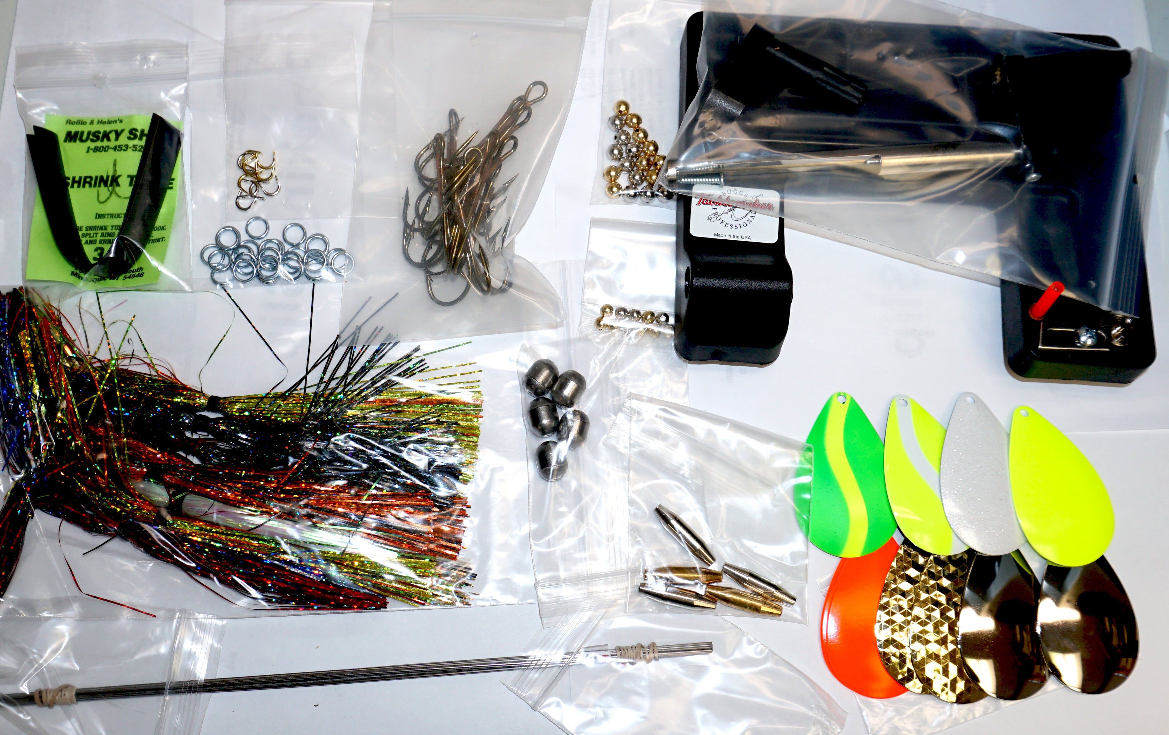 Beginners Freshwater / Musky Lure Building Parts Kits