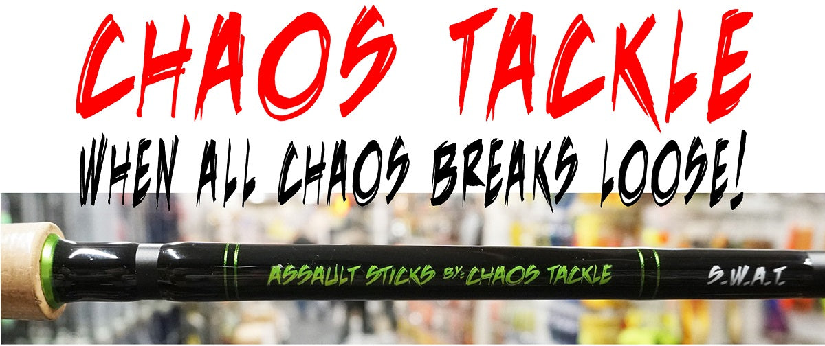 Chaos Tackle Assault Stick Rods (Full Grip) Shock & AWE 9'6 (Tele) XXH