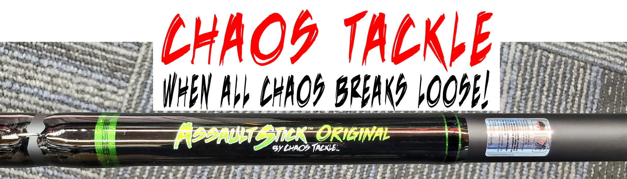 Fishing Rods Chaos Tackle Rods Chaos Tackle Assault Stick Original