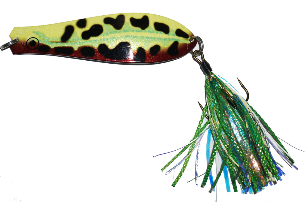 doc shelton fishing lures Doctor Spoon Papa Doc w/ Tinsel Tail – Musky Shop