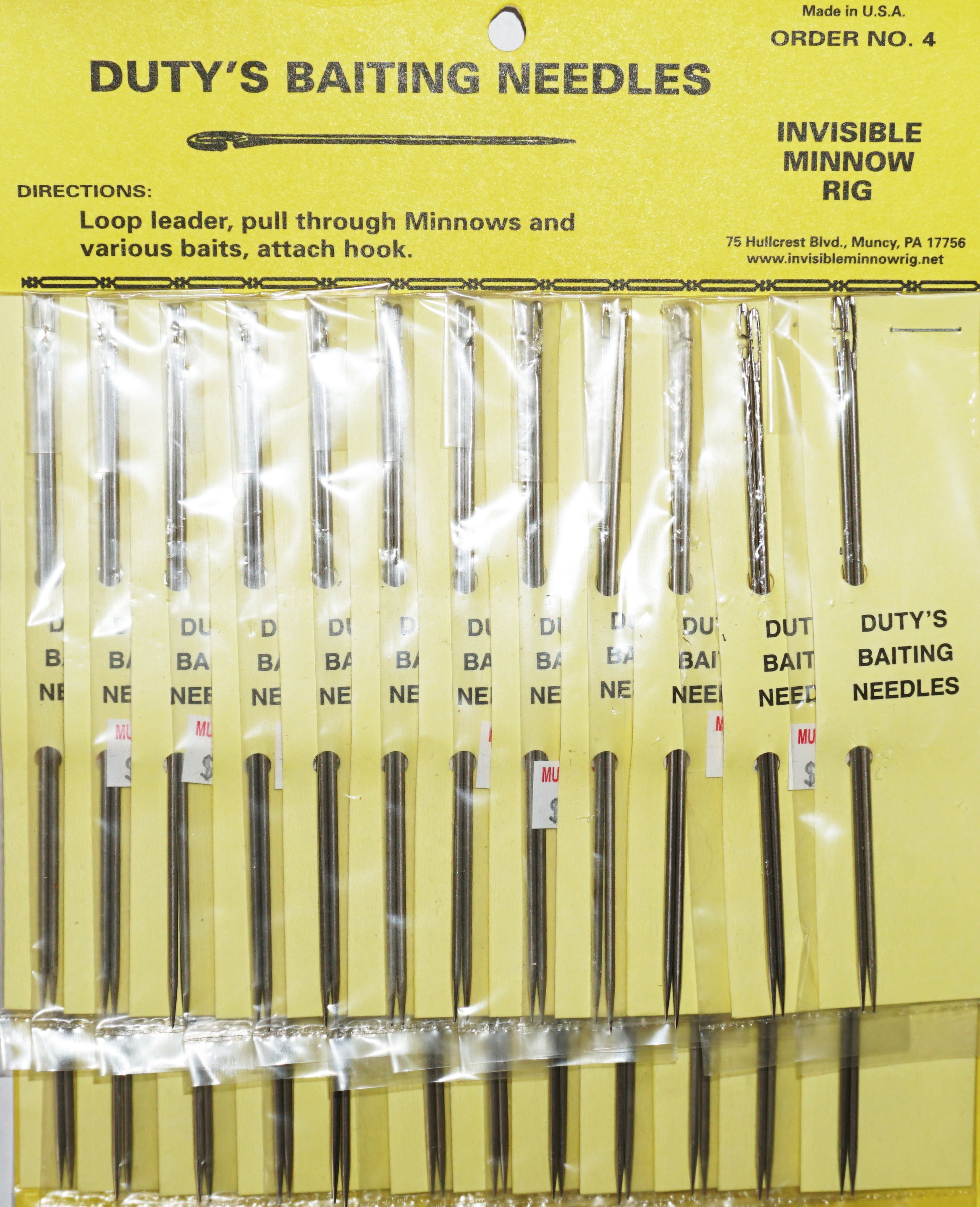 Duty's Baiting Needle - 5 Long Heavy Duty