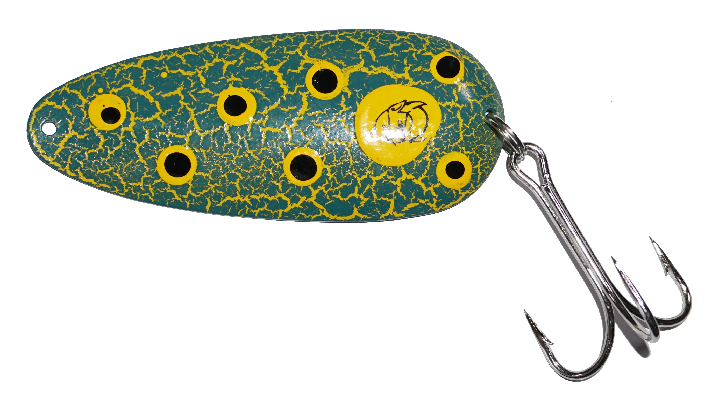 Eppinger Dardevle Spoon Crackle Frog; 1 oz.