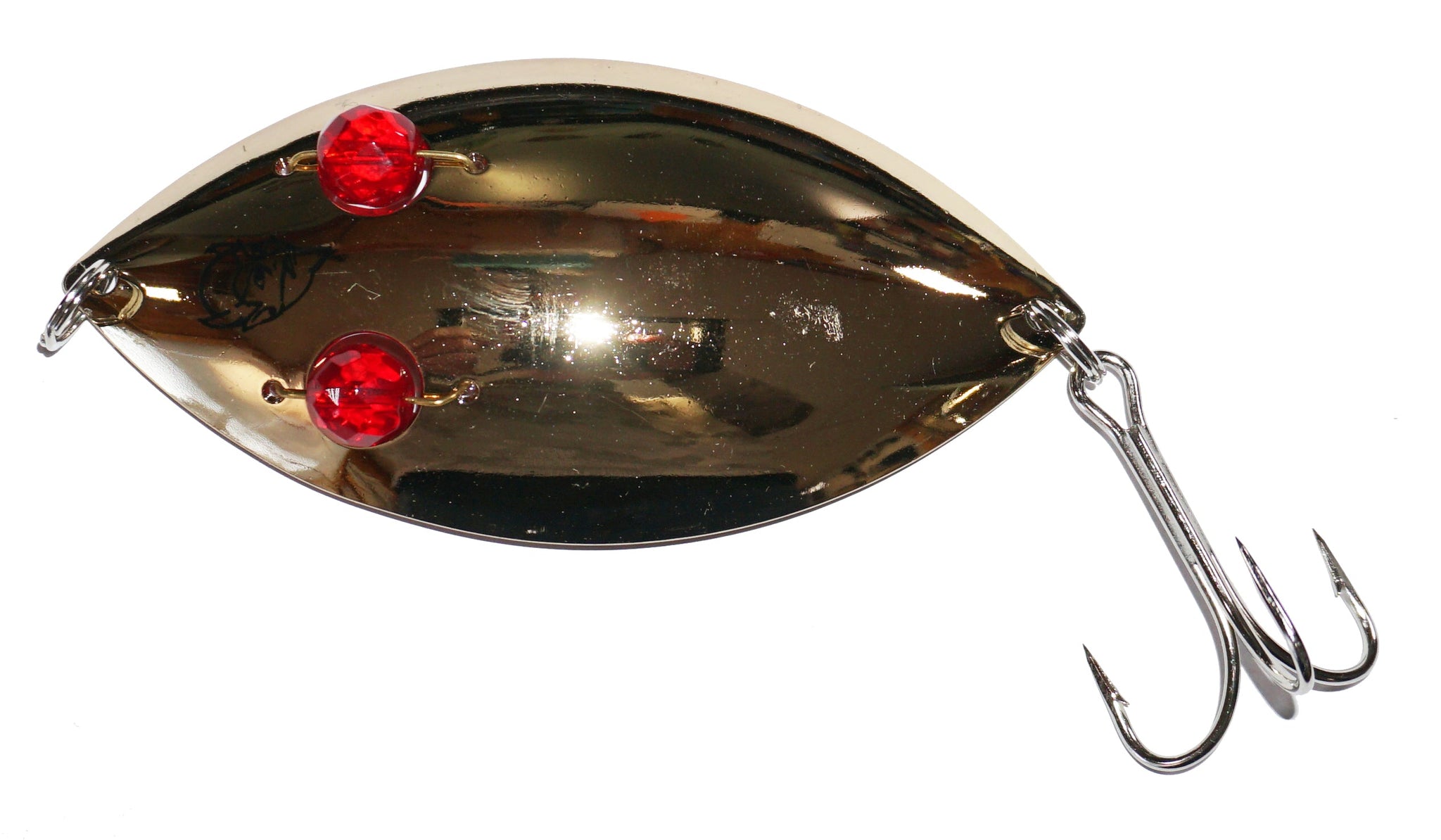 Wiggler Red Eye Spoon - Nickel Blue Wiggler Red Eye Spoon - Nickel Blue