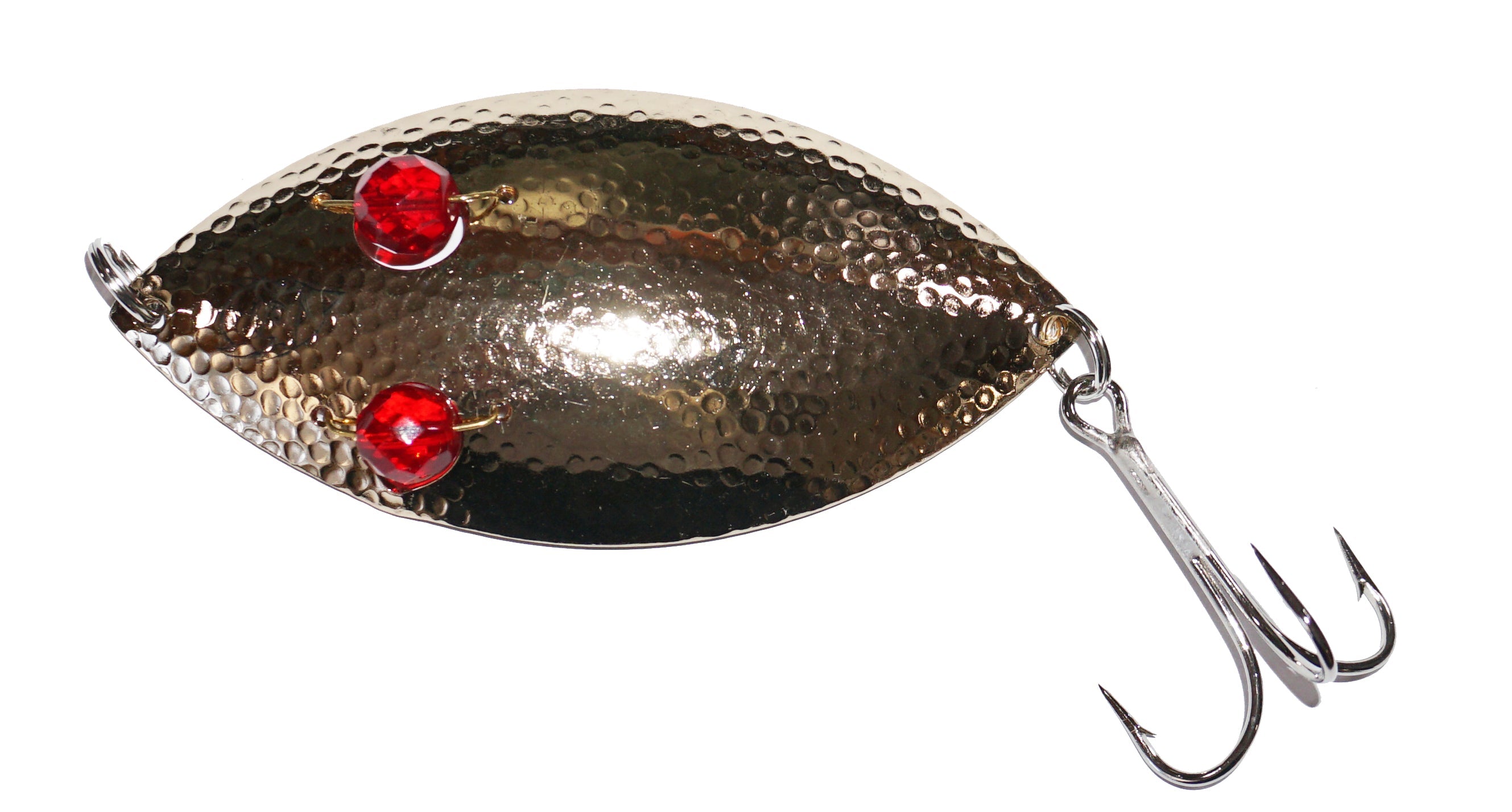 Eppinger Wiggler Red Eye Spoon - Brass