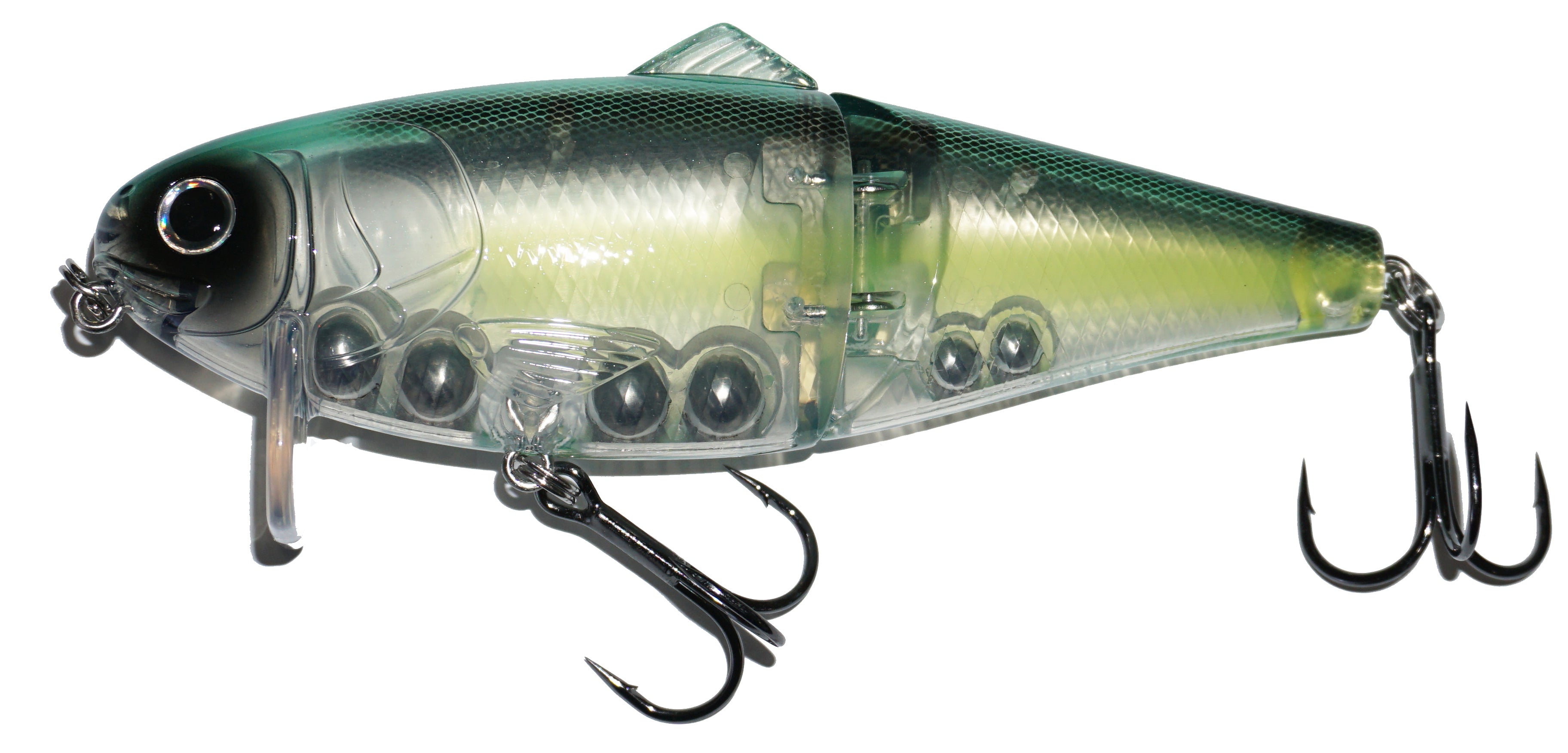 Fish Lab Bio Shad Wake Bait Chartreuse Shad 6