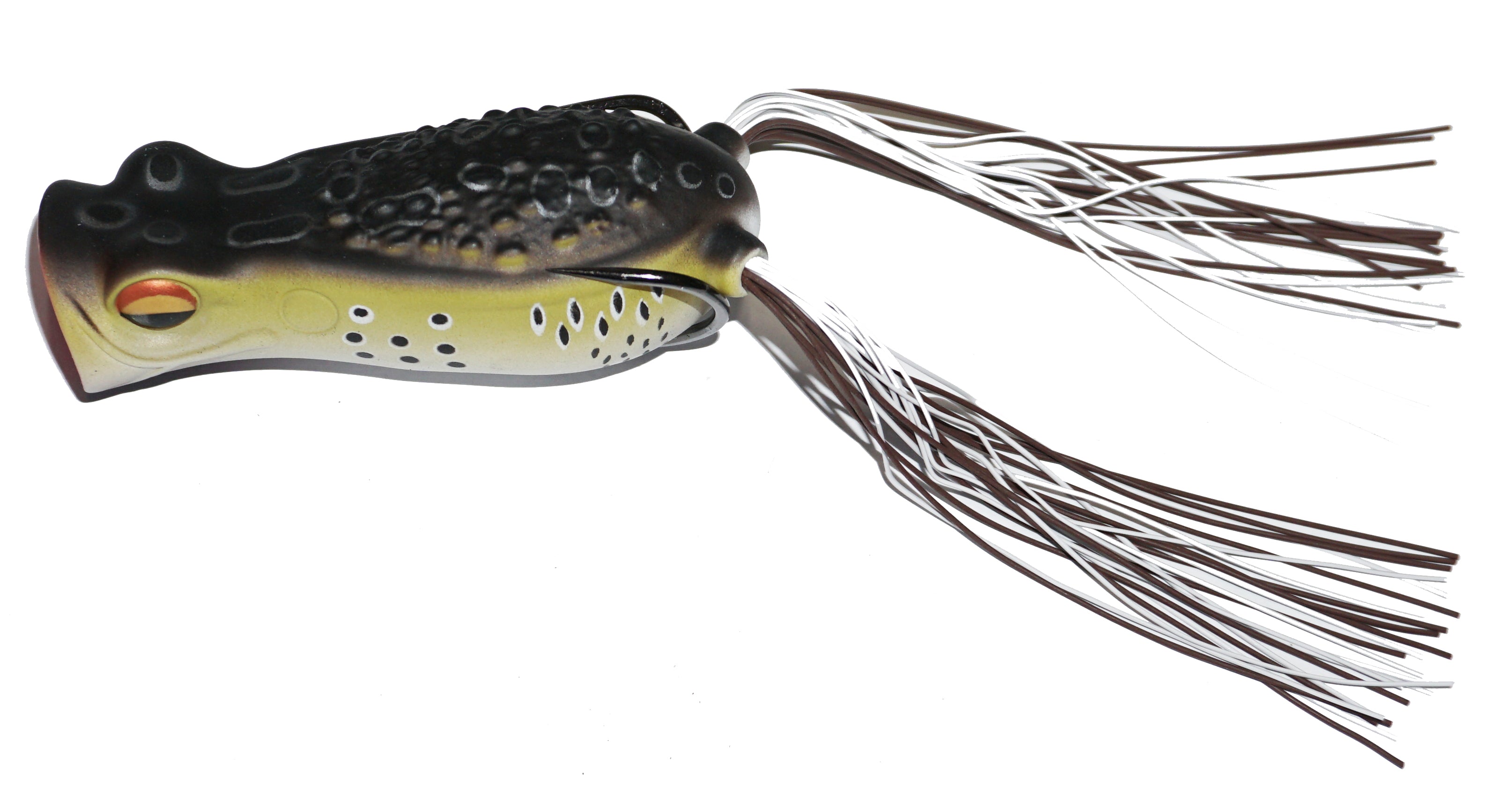 Fishlab Popping Rattle Toad Surface Bait White Frog