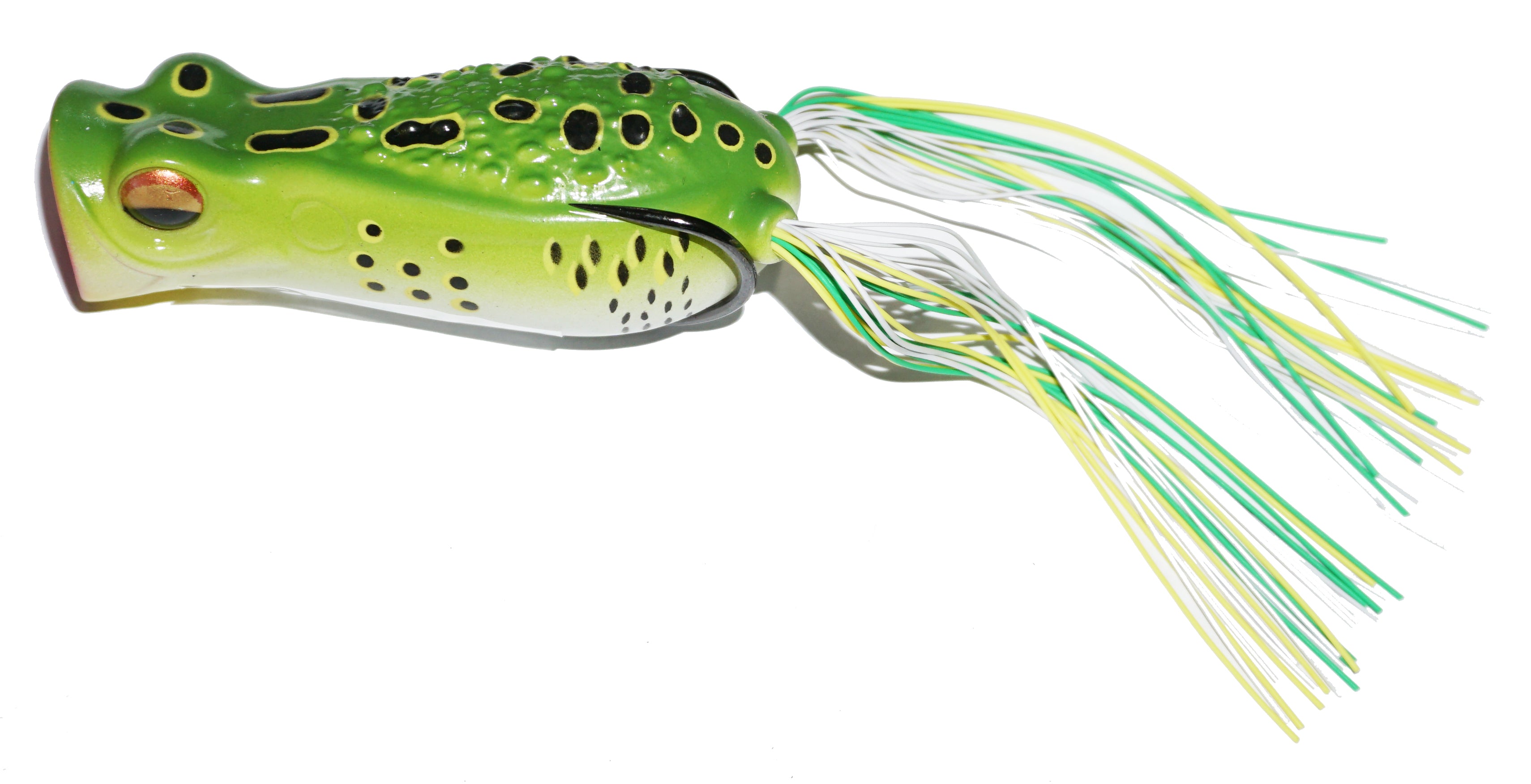 Fishlab Popping Rattle Toad Surface Bait White Frog
