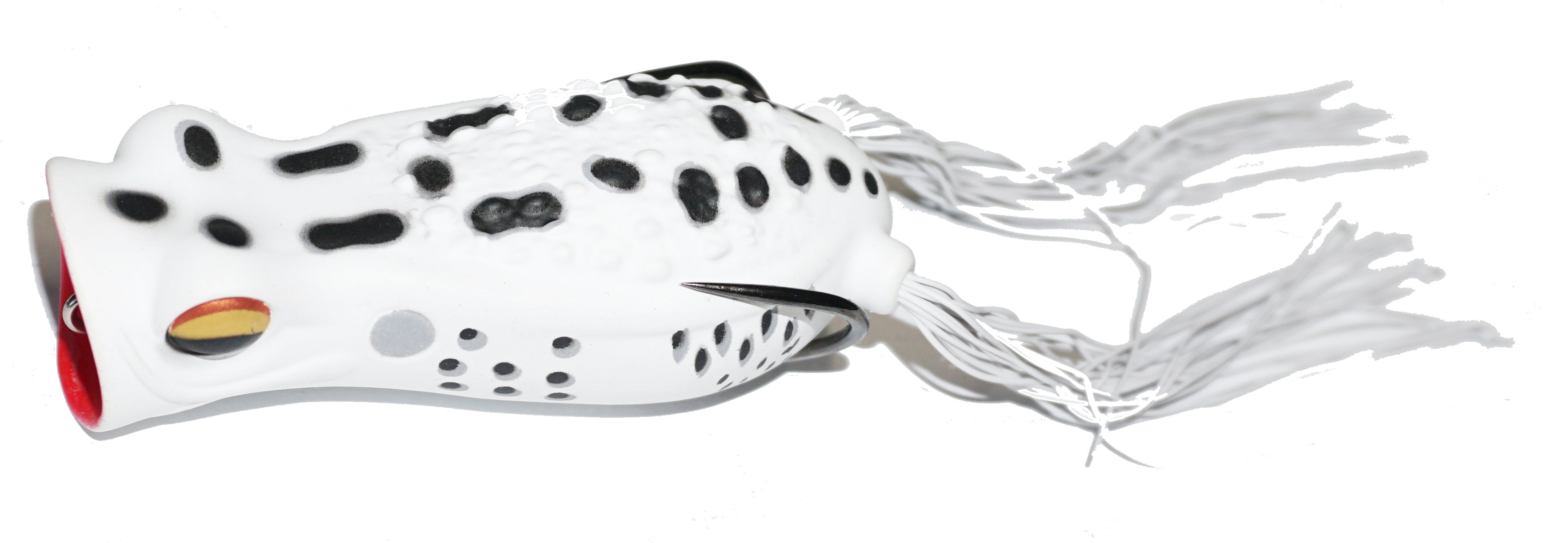 Fishlab Popping Rattle Toad Surface Bait White Frog