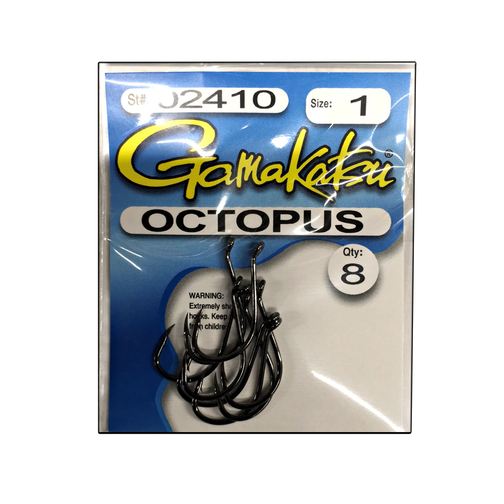 Gamakatsu Black Octopus Hook Musky Shop