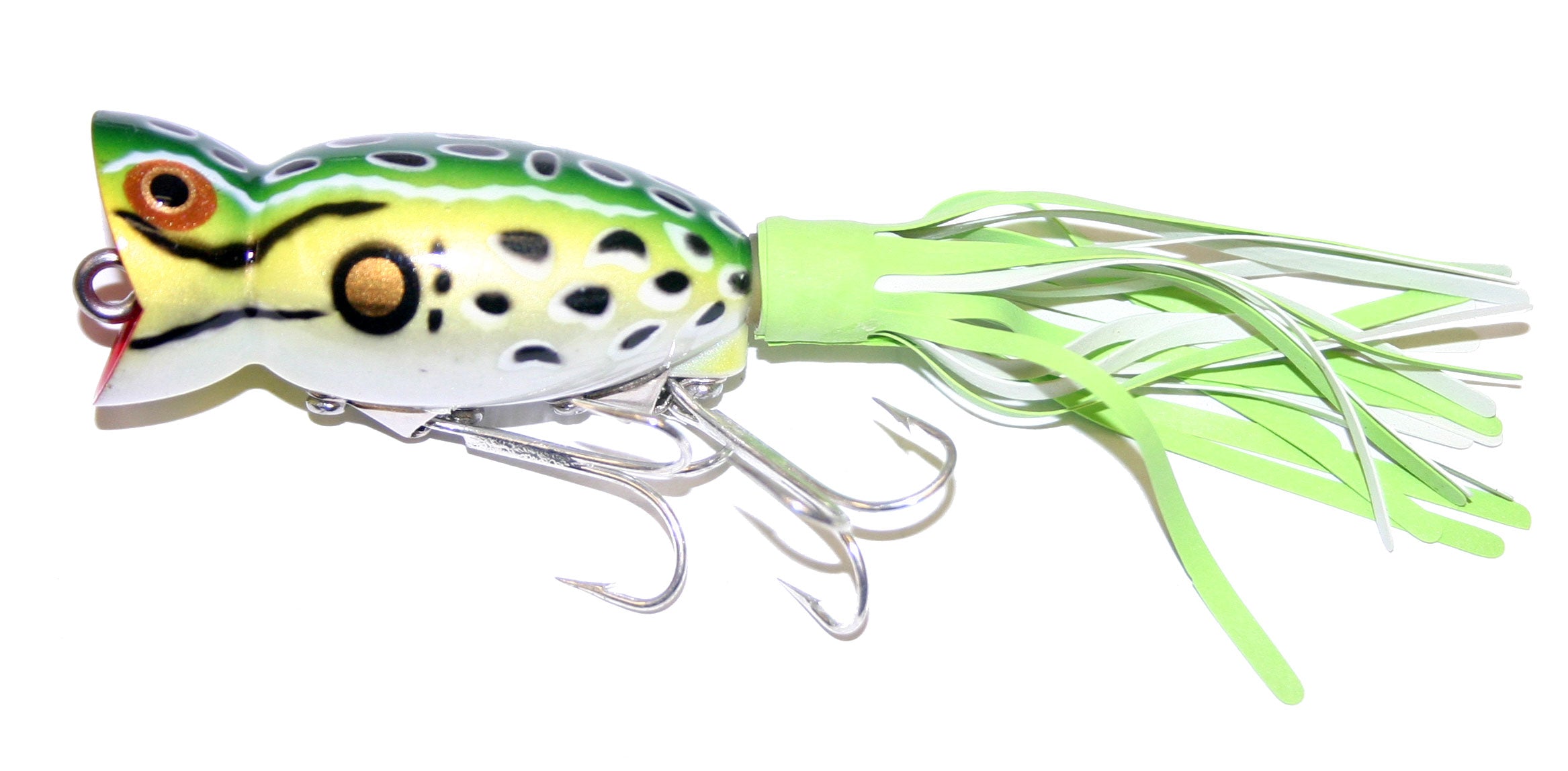 arbogast hula popper fishing lure Arbogast Hula Popper Leopard Frog