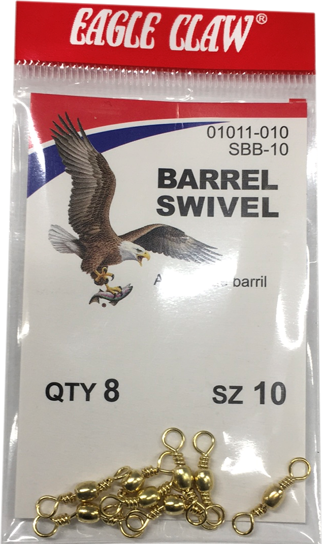 Eagle Claw Brass Barrel Swivel 12