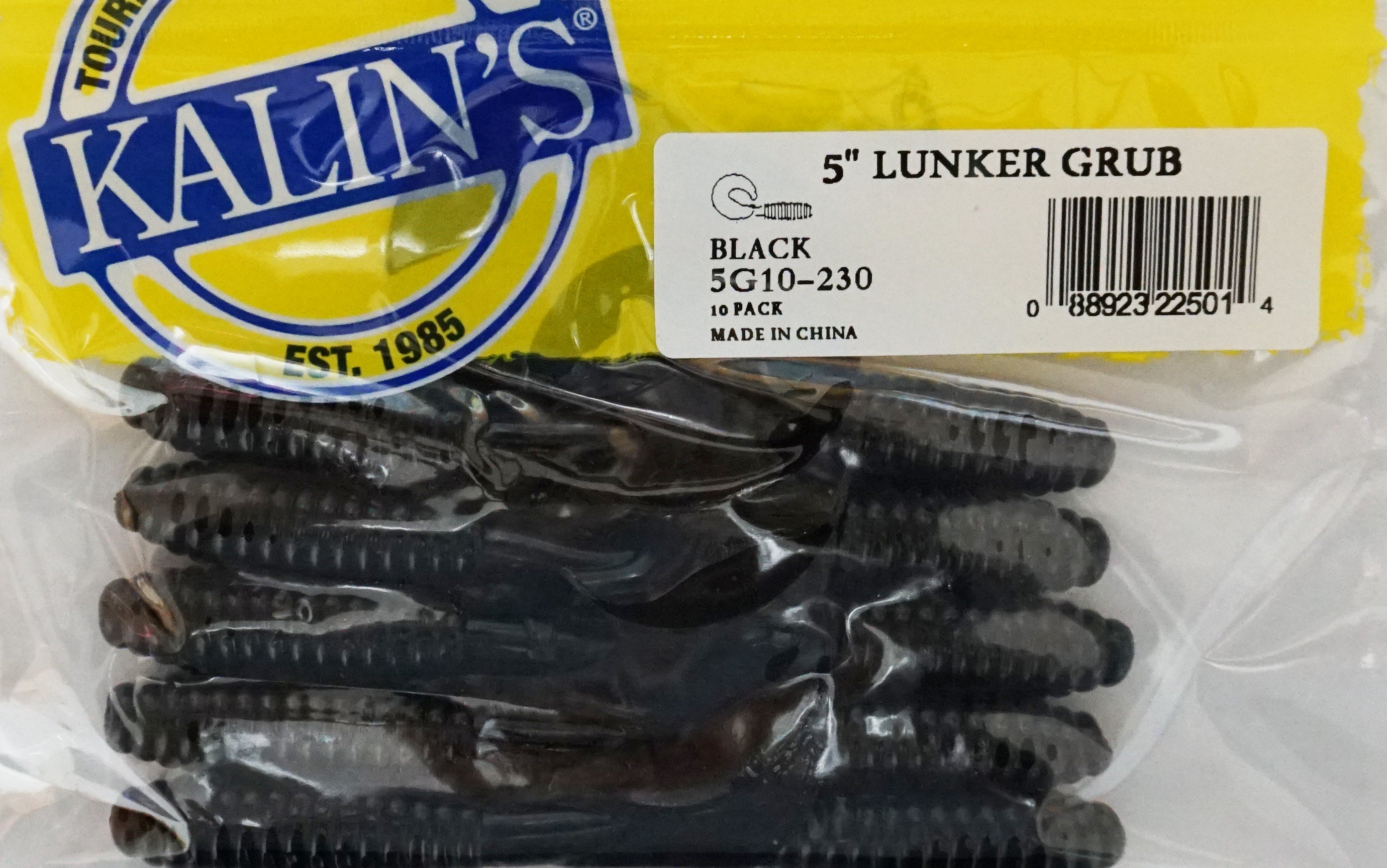 Kalin's 5 Lunker Grub Green Pumpkin