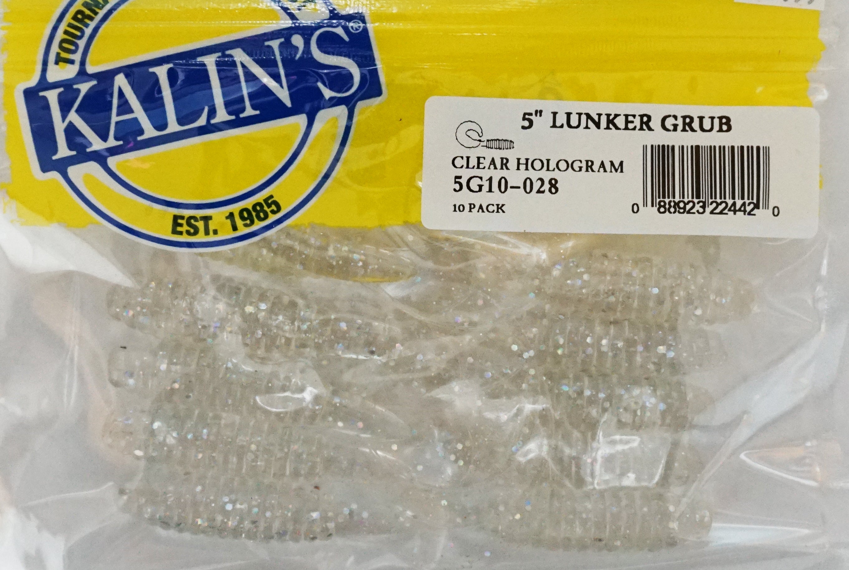 Kalin's 5 Lunker Grub Green Pumpkin