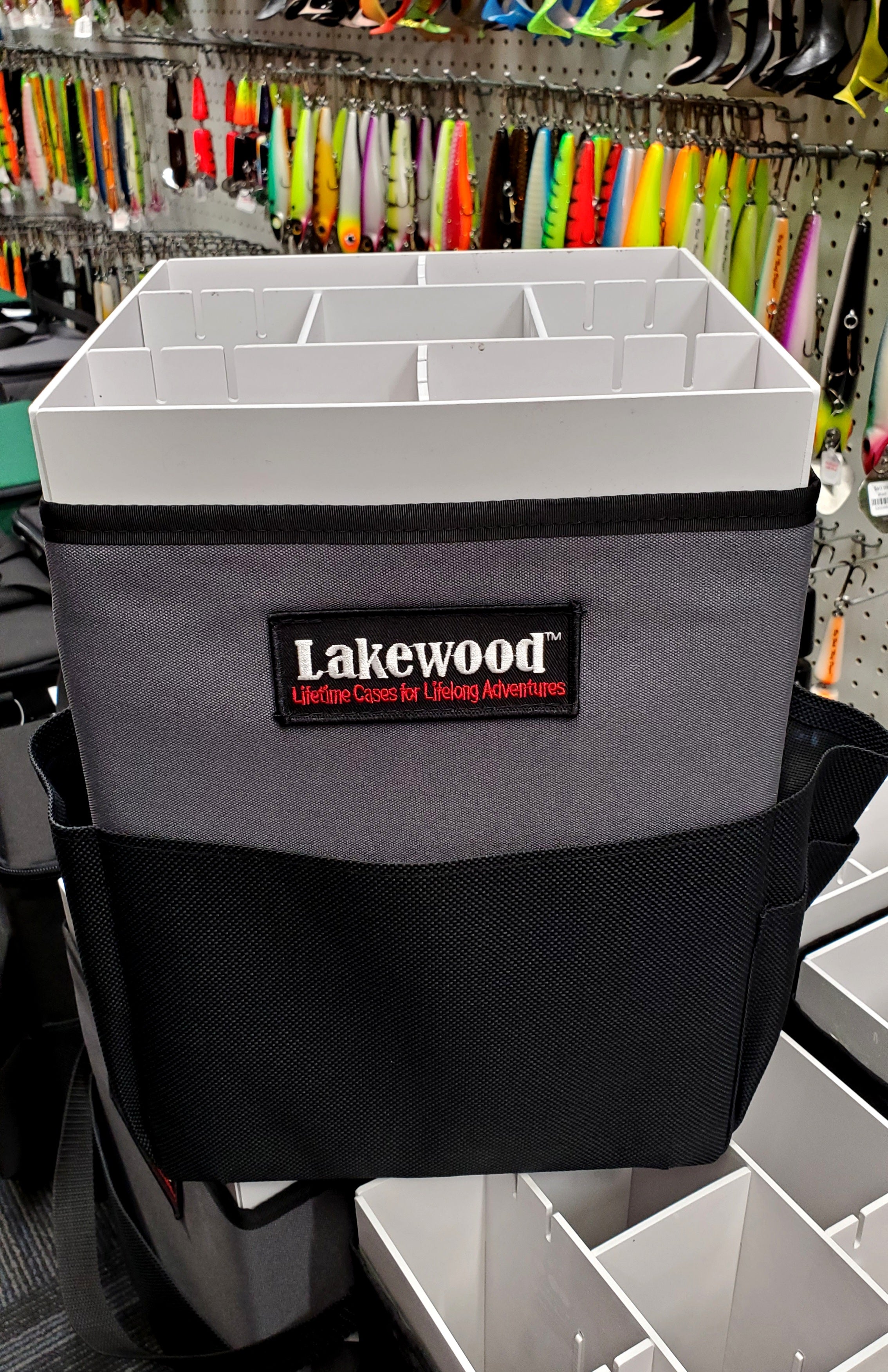 Lakewood Fishing Pedestal Pal Senior with Slip Over Design Gray