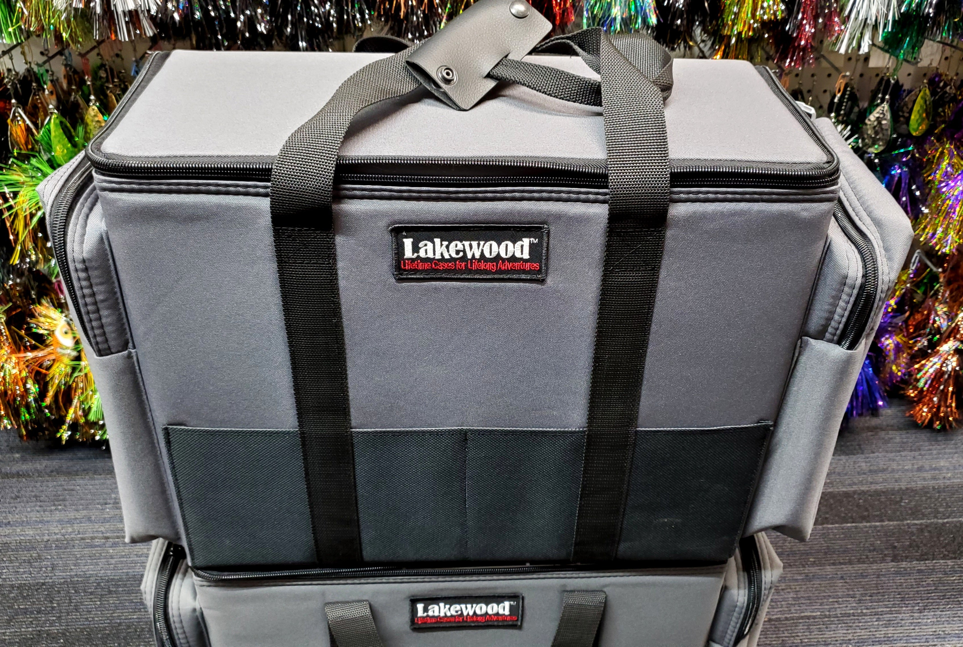 Lakewood Musky Upright Tackle Box Gray