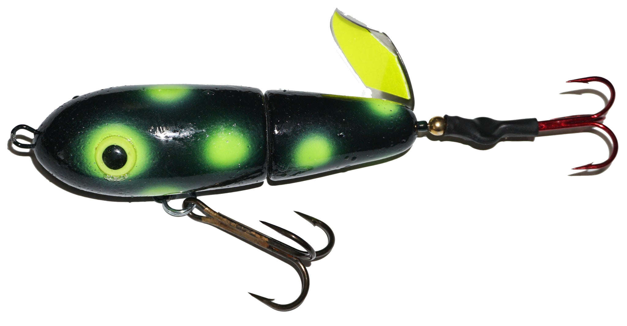 dark sweeper fishing lure Lake X Lures Northern Lights Series Dr. Evil Surface Bait – Musky Shop