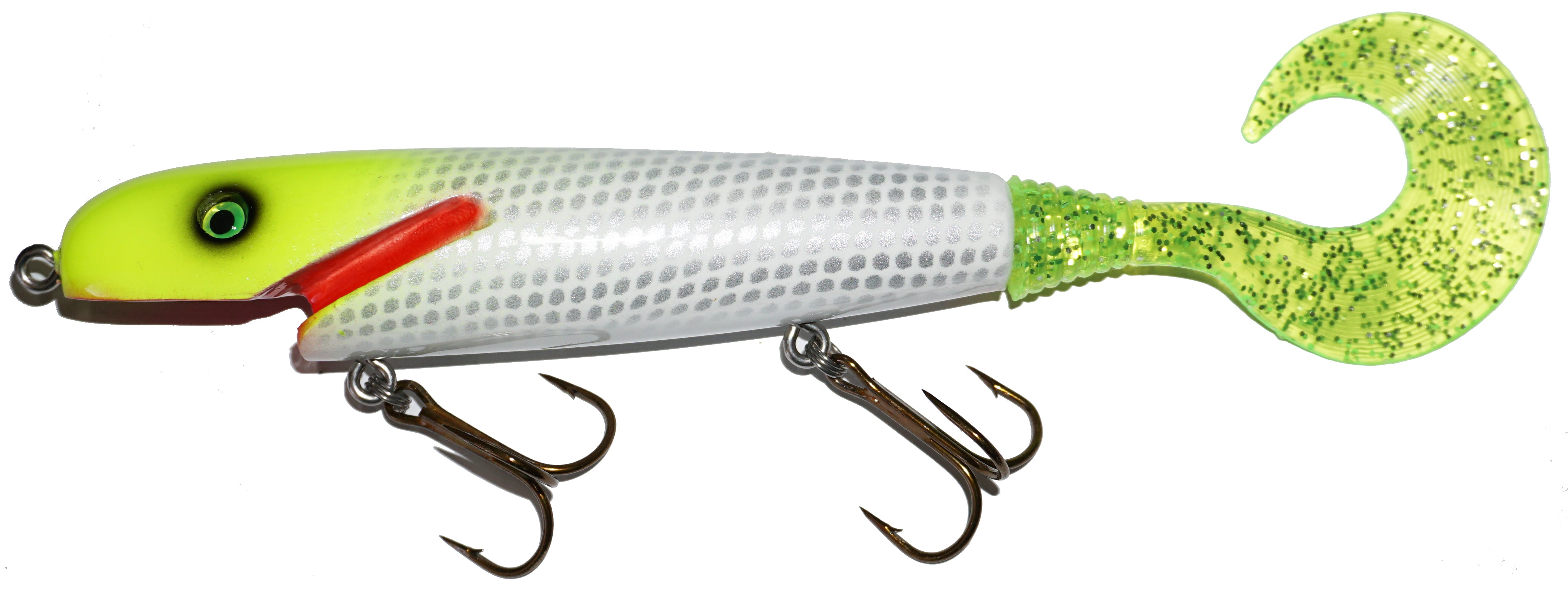 Leo Lures 6 Jerkbait Rubber Tail Gizzard Shad