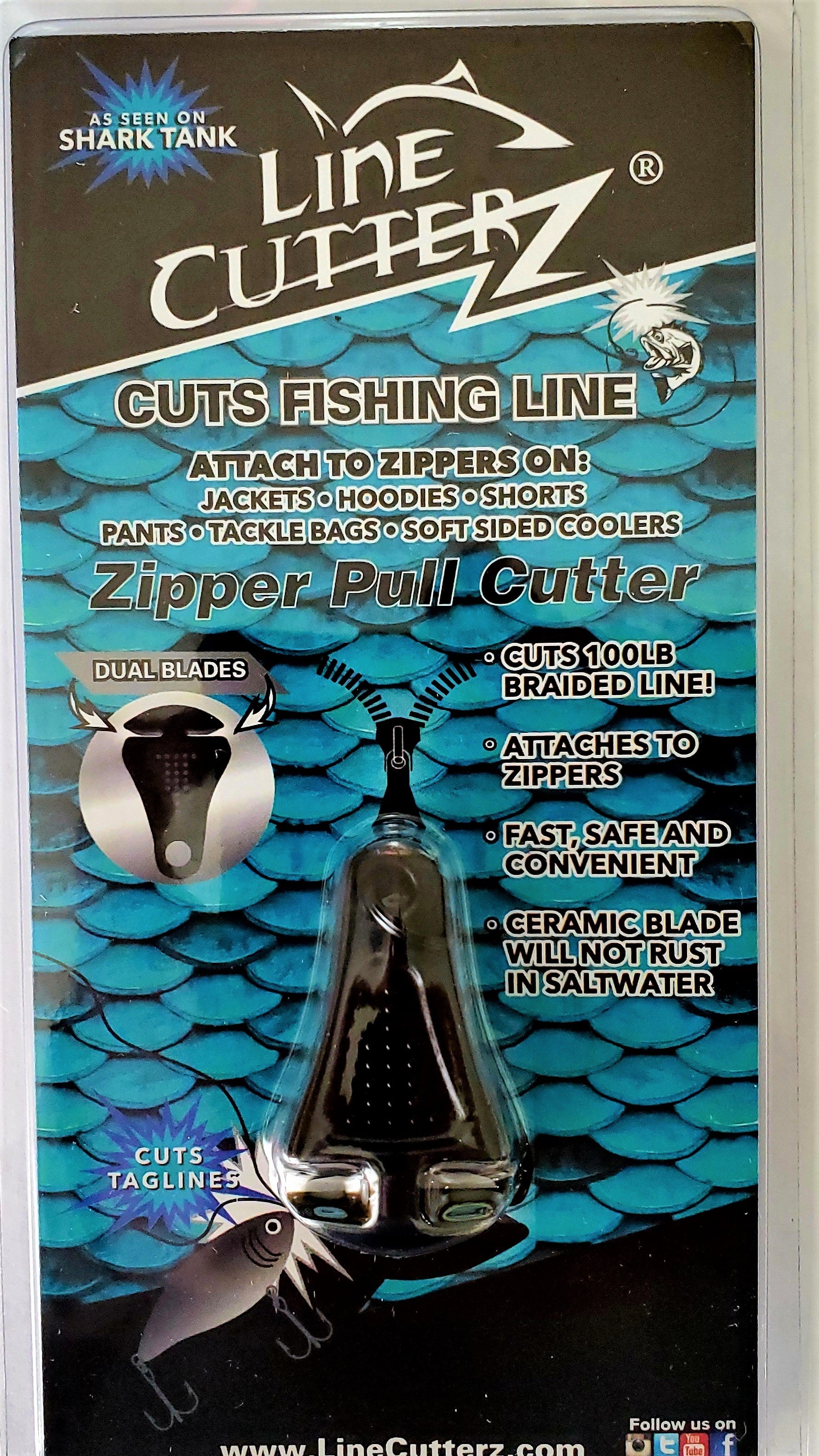 Line Cutterz Ceramic Blade Zipper Pull Cutter