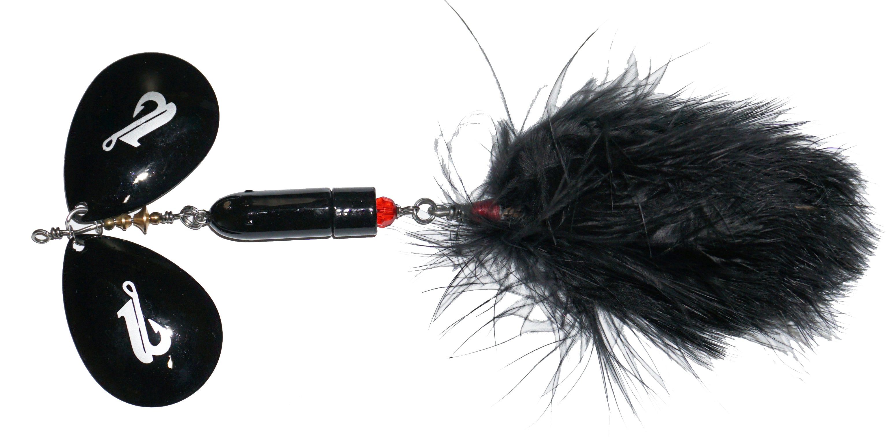 Livingston Lures EBS Spinner 158 Lure Black Gold Capsule 6477