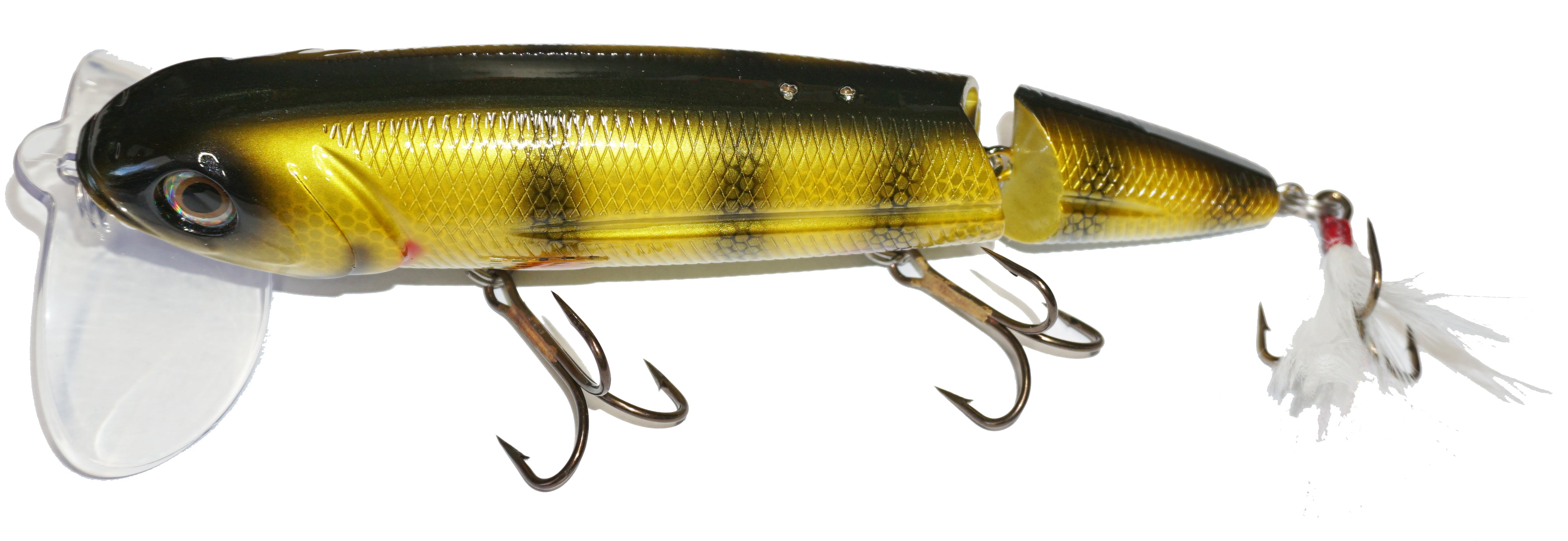 Livingston Lures Walking Boss II Magnum Lures Black Perch 7795