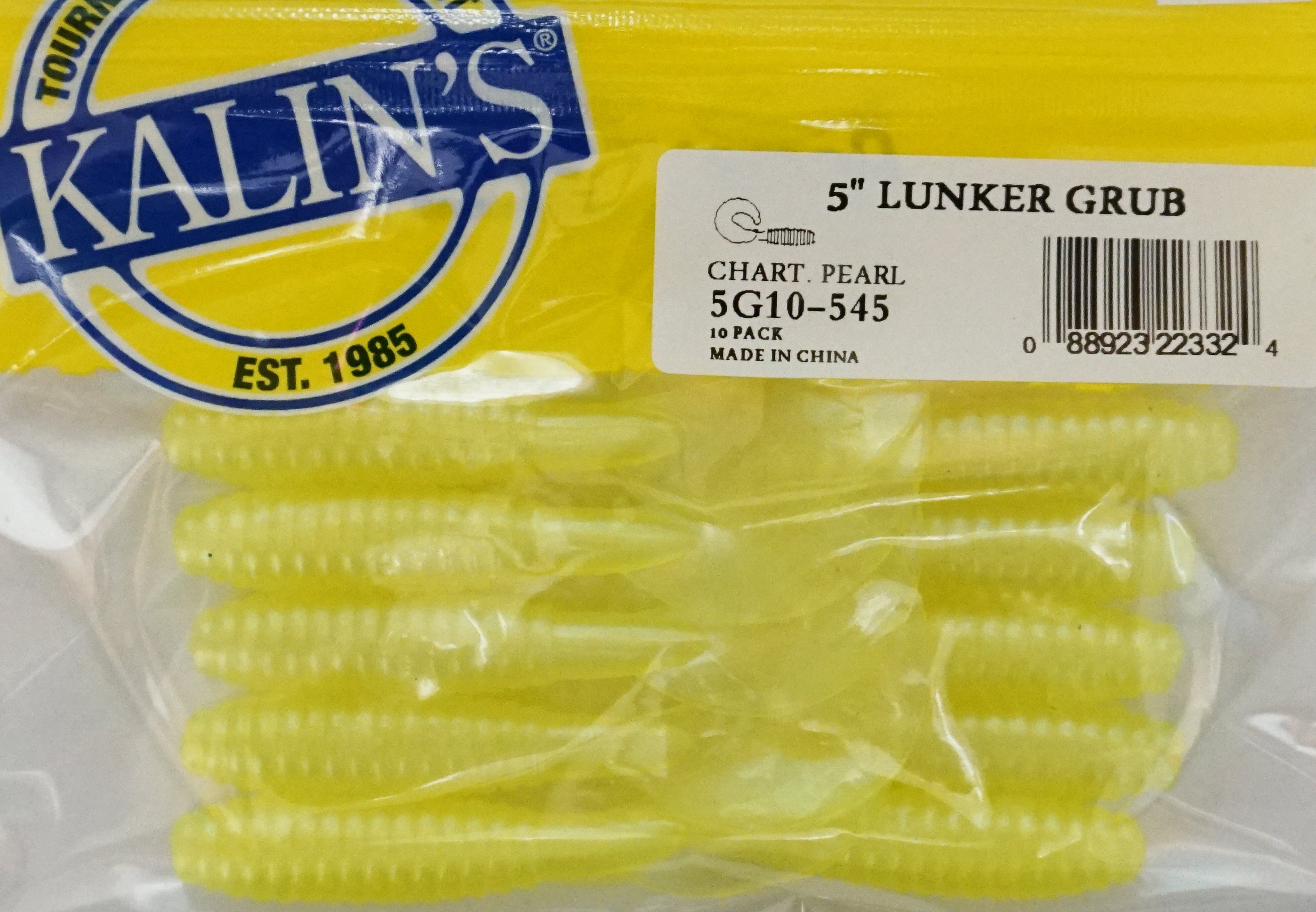 Kalin's 5 Lunker Grub White