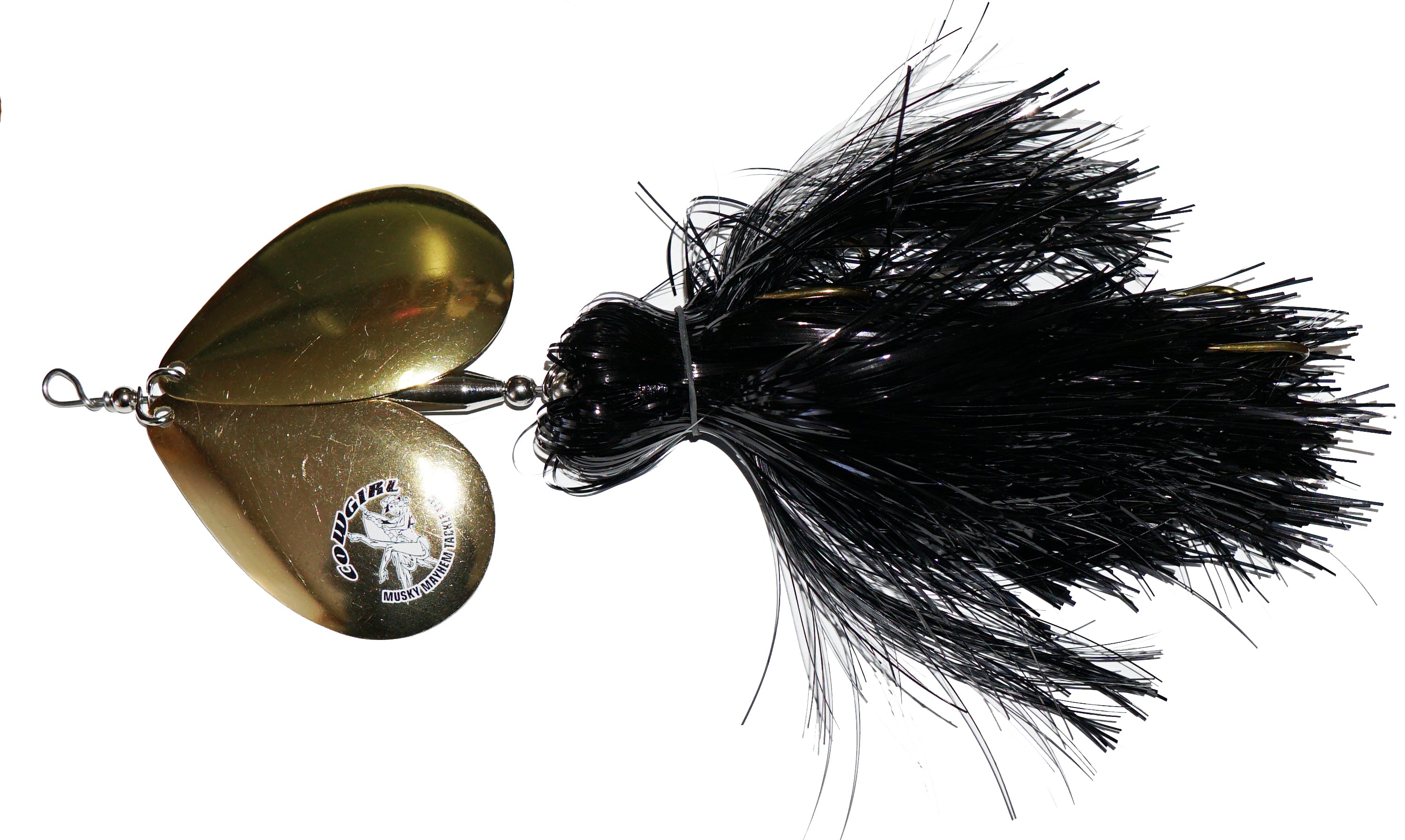 Musky Mayhem Tackle Double Cowgirl Customs Bucktail