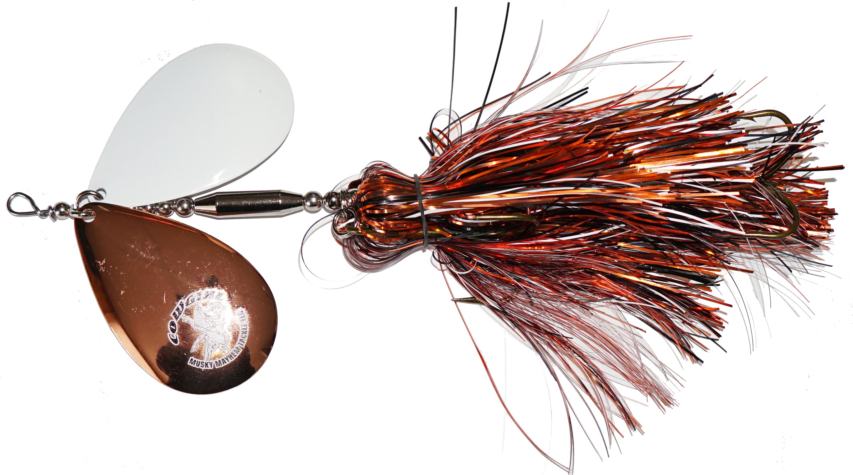 Musky Mayhem Tackle Double Cowgirl Customs Bucktail – Musky Shop