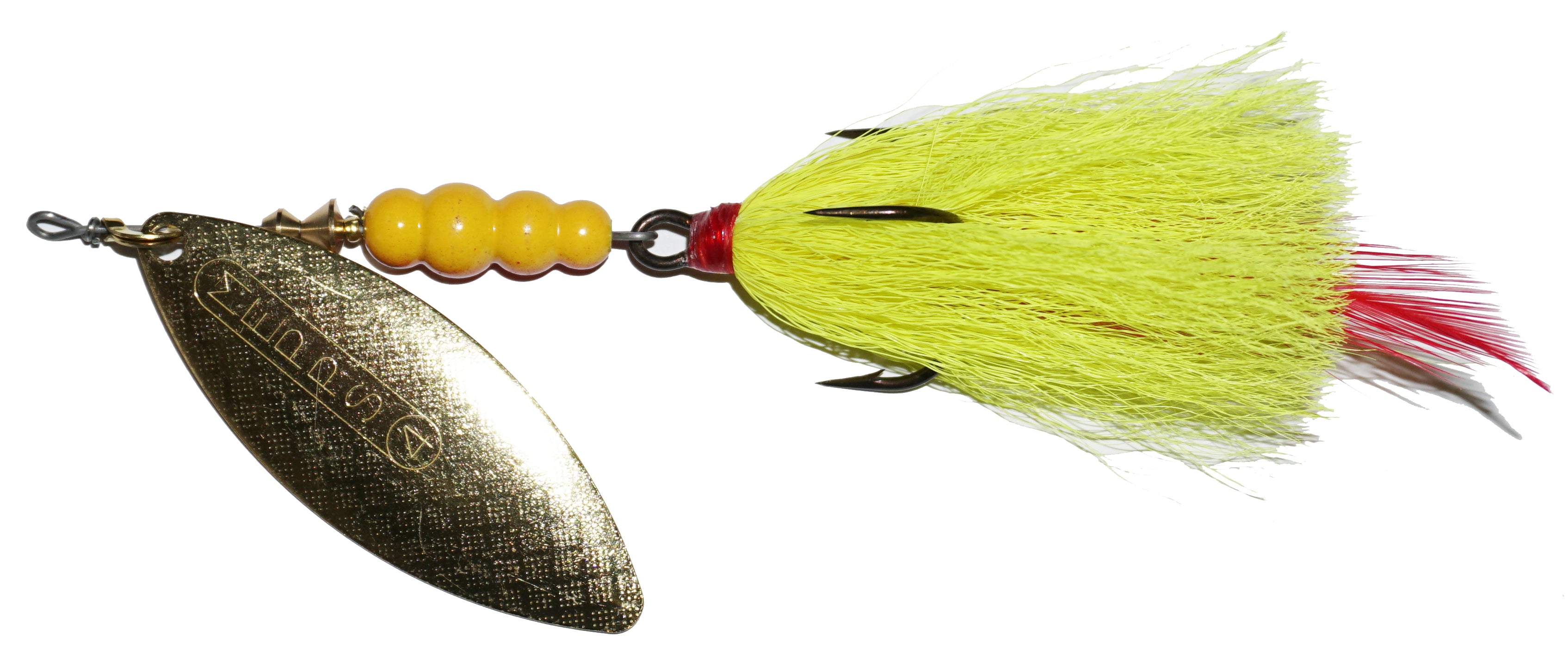 Mepps Aglia Long Bucktail Black/Gold Scale