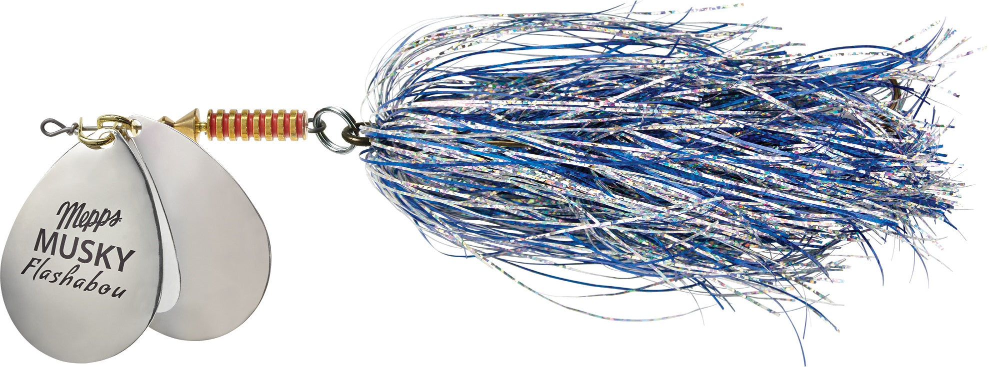 Mepps Musky Flashabou Steve Heiting Series Bucktail - Double Blade ...