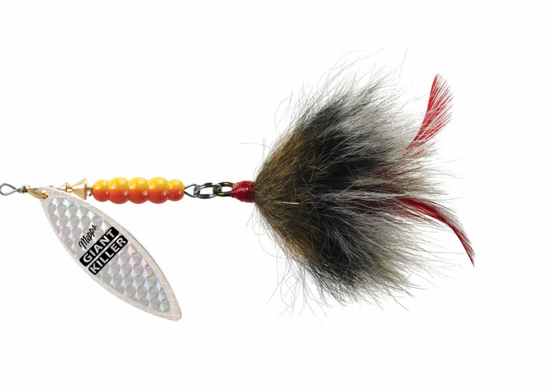 Mepps Giant Killer Bucktail black/chart