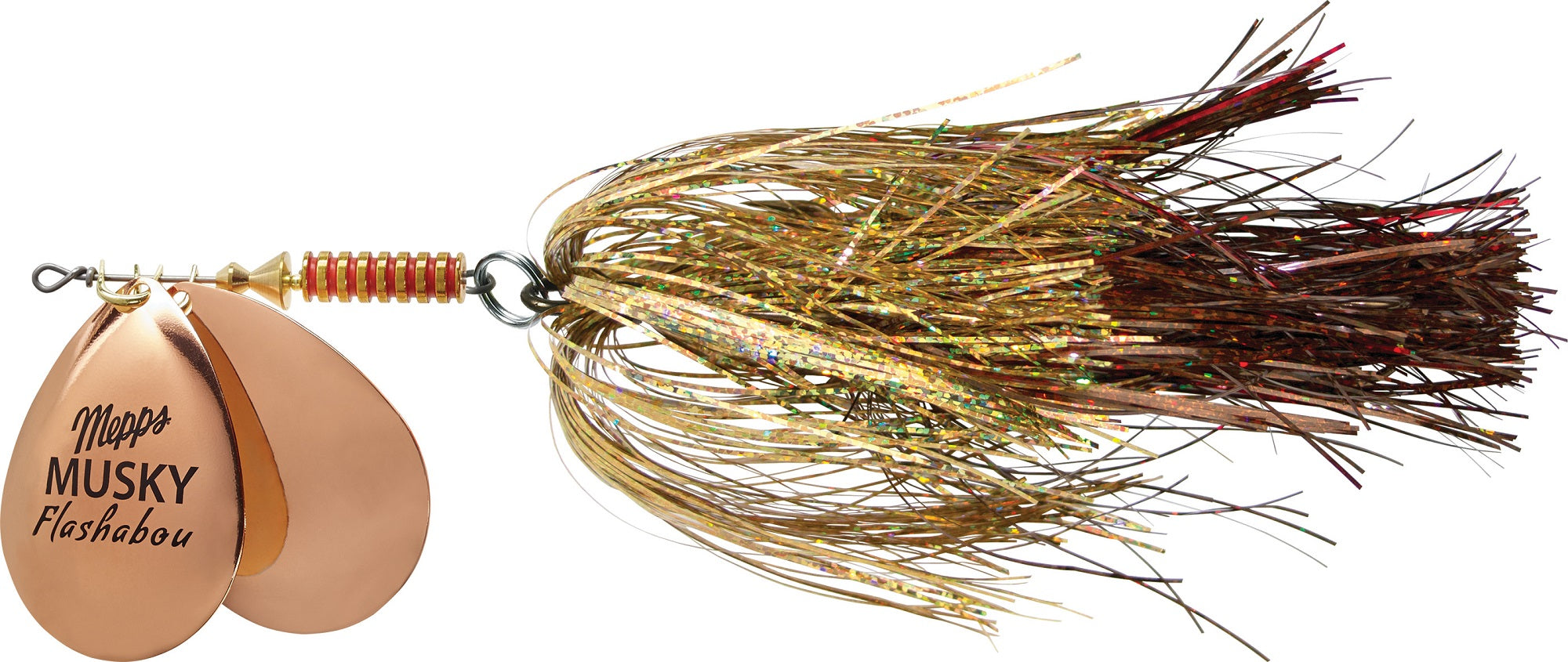 Mepps Musky Flashabou Steve Heiting Series Bucktail - Double Blade ...