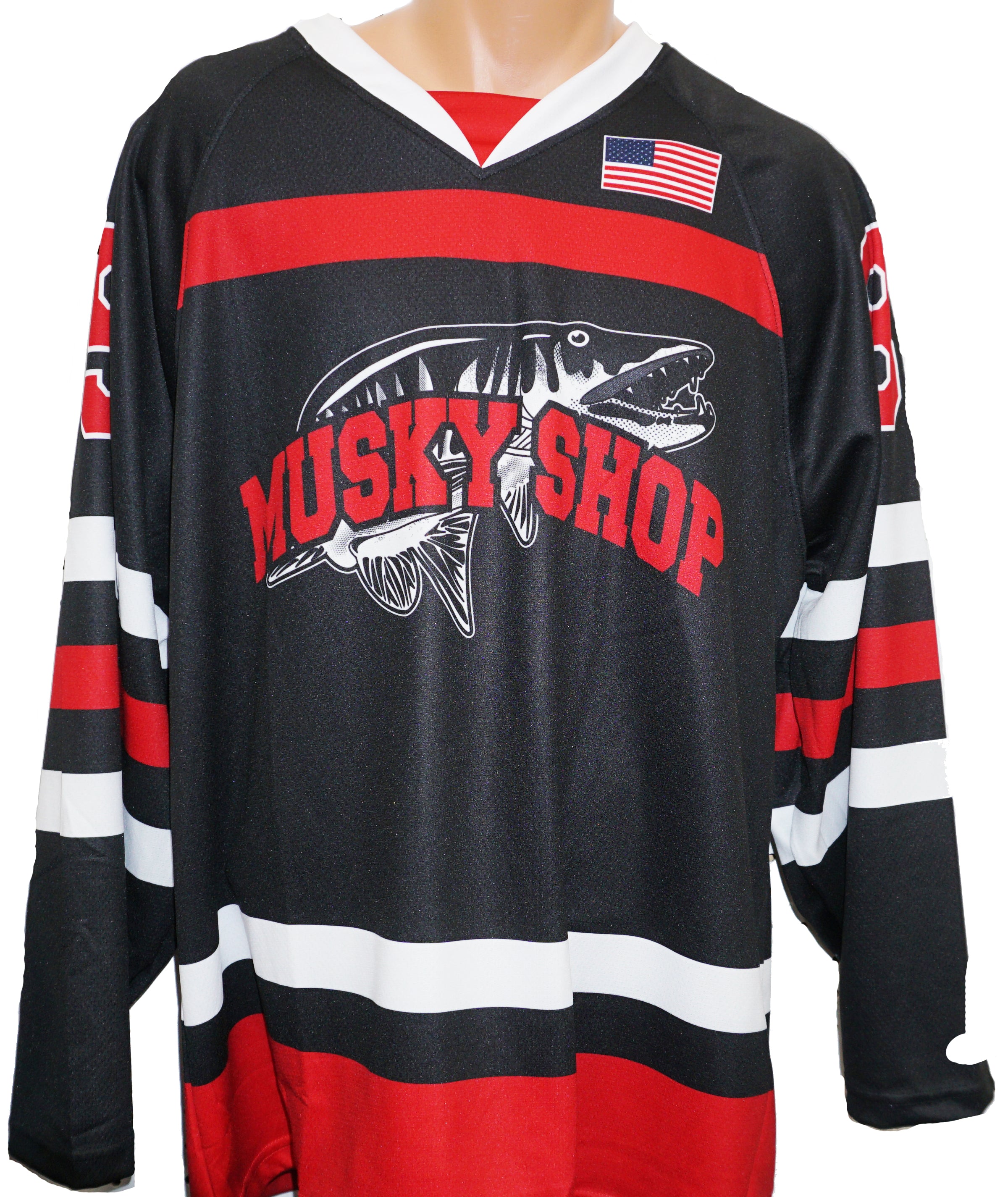 Musky Shop Custom Hockey Jersey Large