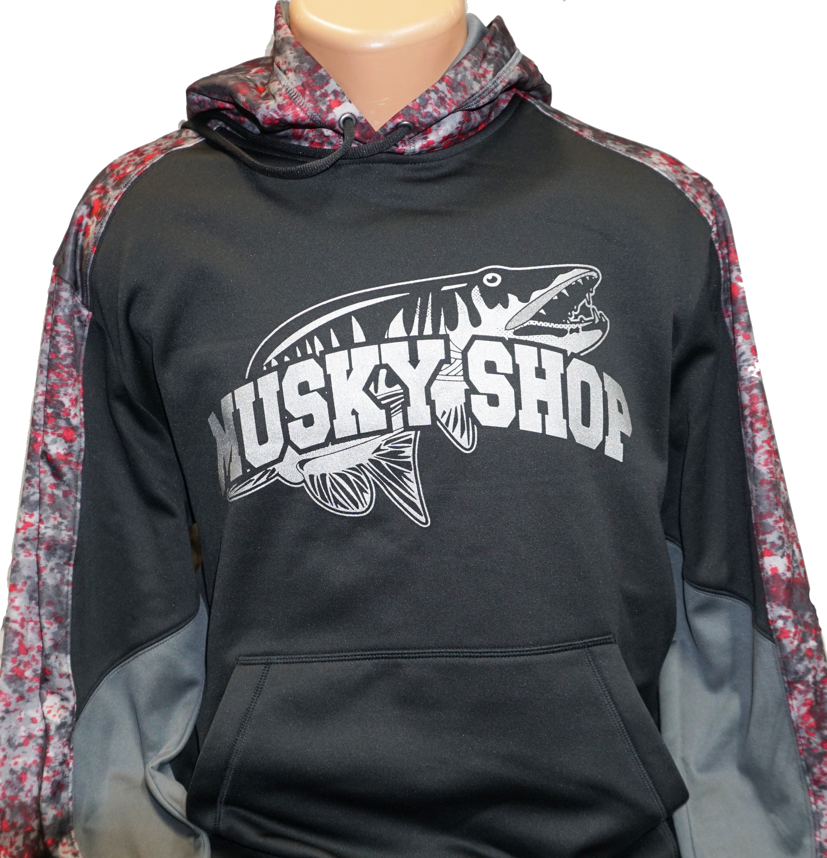 Gray Men Fishing Hoodies for sale