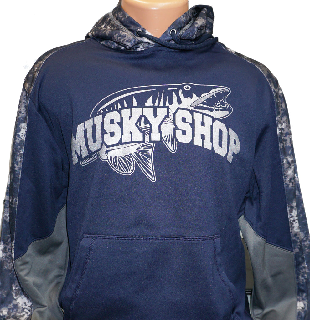 Musky Shop Mineral Freeze Fleece Hoodie True Navy