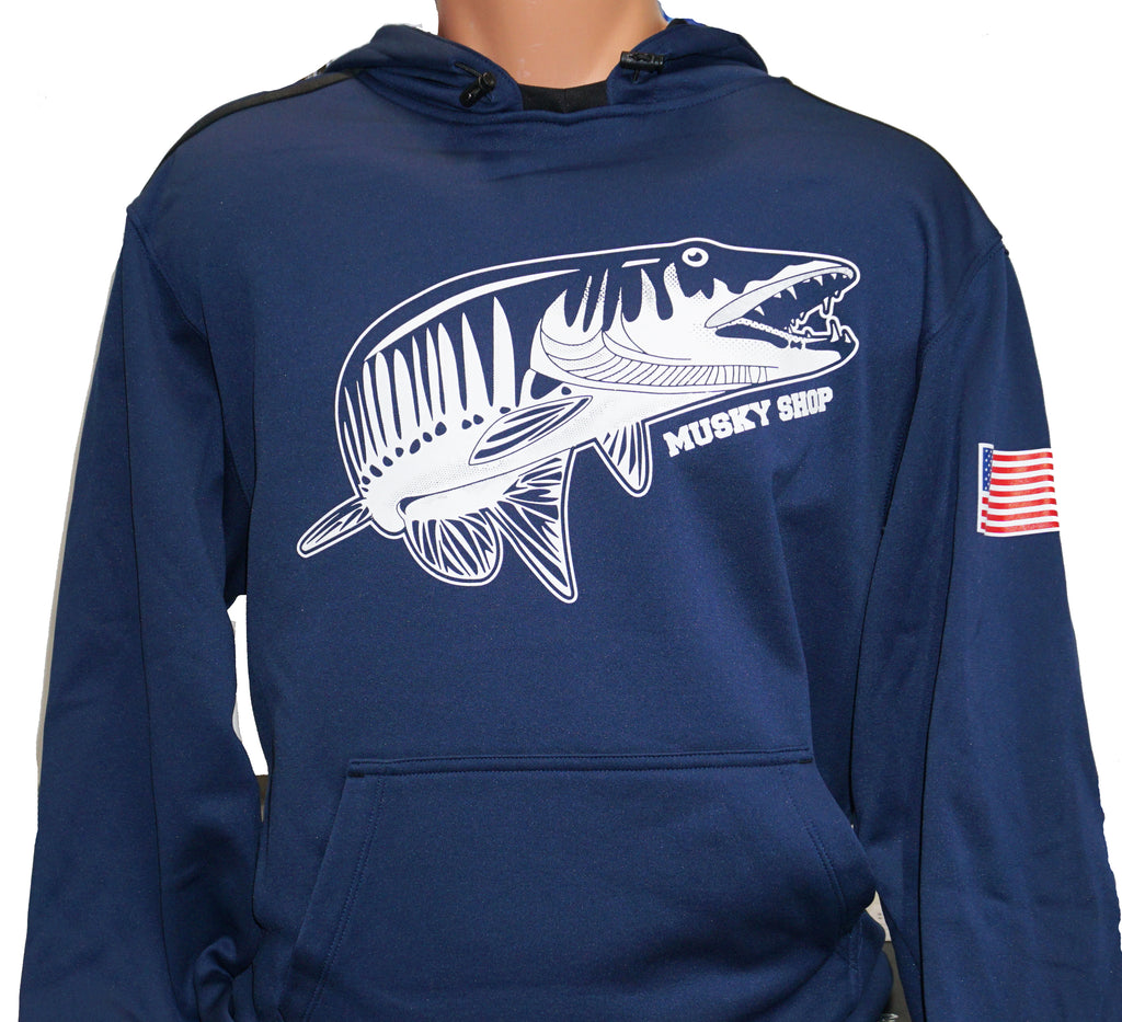 Musky Shop Navy Venom Hoodie