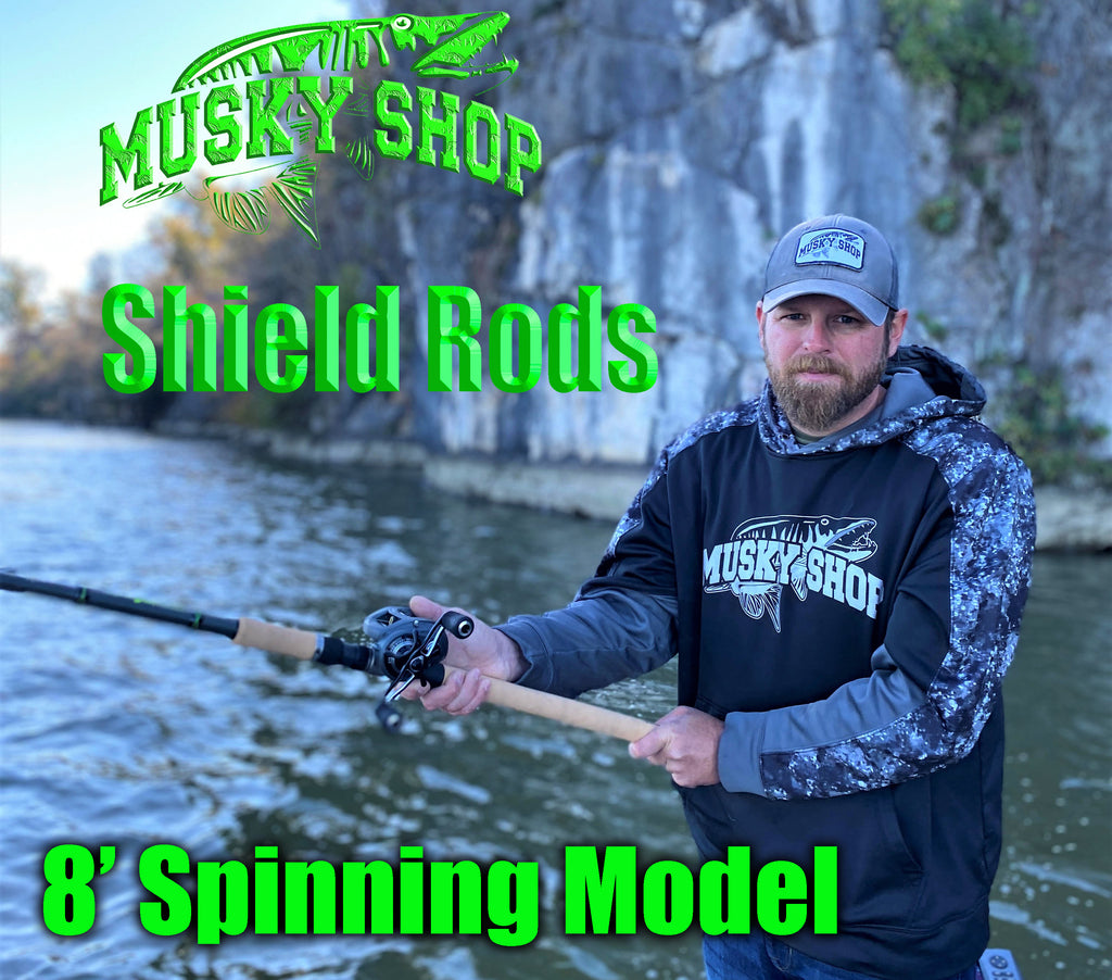 Musky Shop Shield Series 8' Spinning Rod