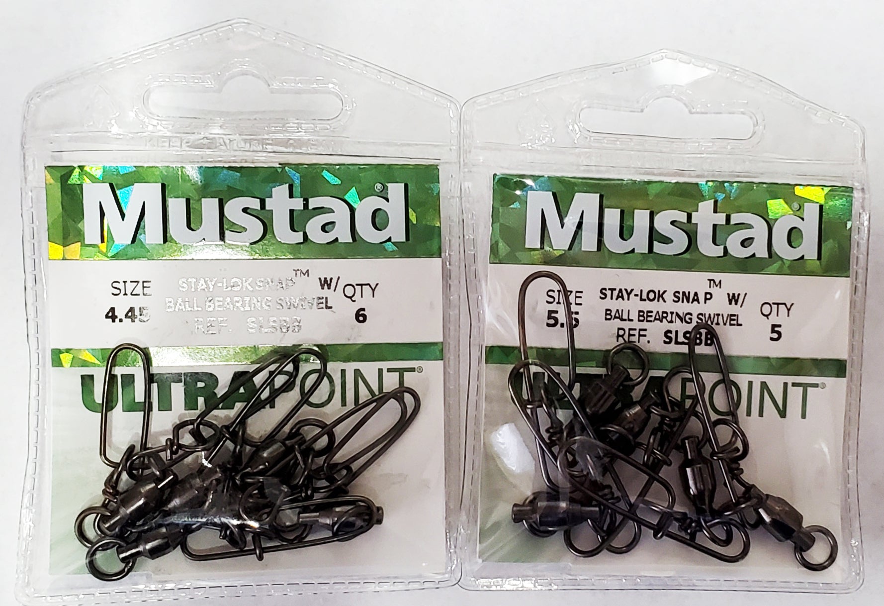 Mustad Stay-Loc Snaps with Ball Bearing Swivel – Musky Shop