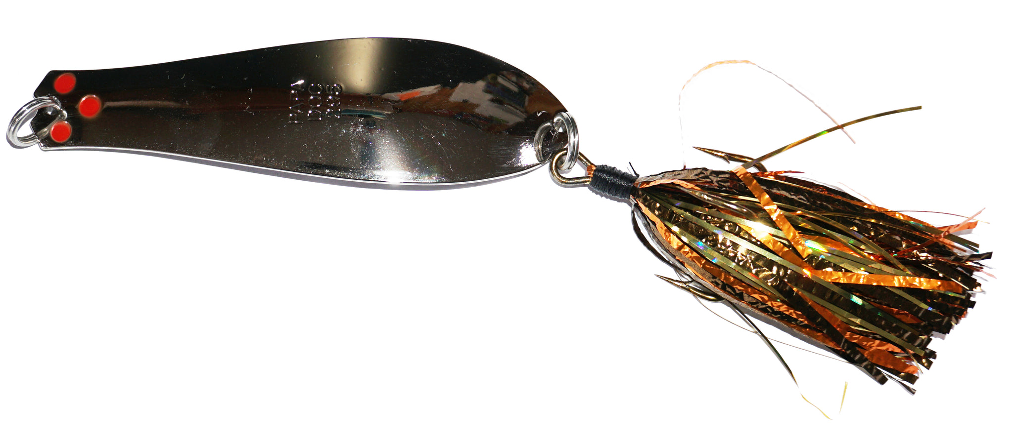 doc shelton fishing lure Original Doctor Spoon - 2 oz Color:Green Pumpkin Purple and Gold Penn 50 Electric Reel Pike and muskies that tackle tray