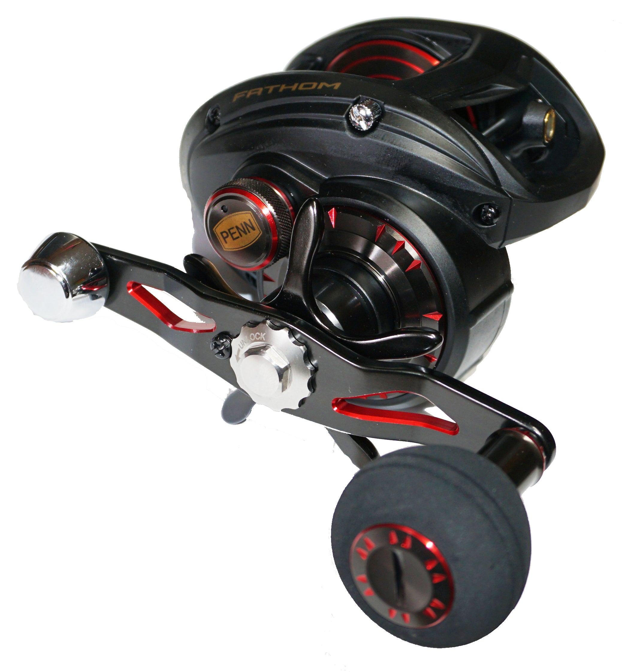 best penn reel for bass fishing Penn FTH400LPHS Fathom Low Profile Reel