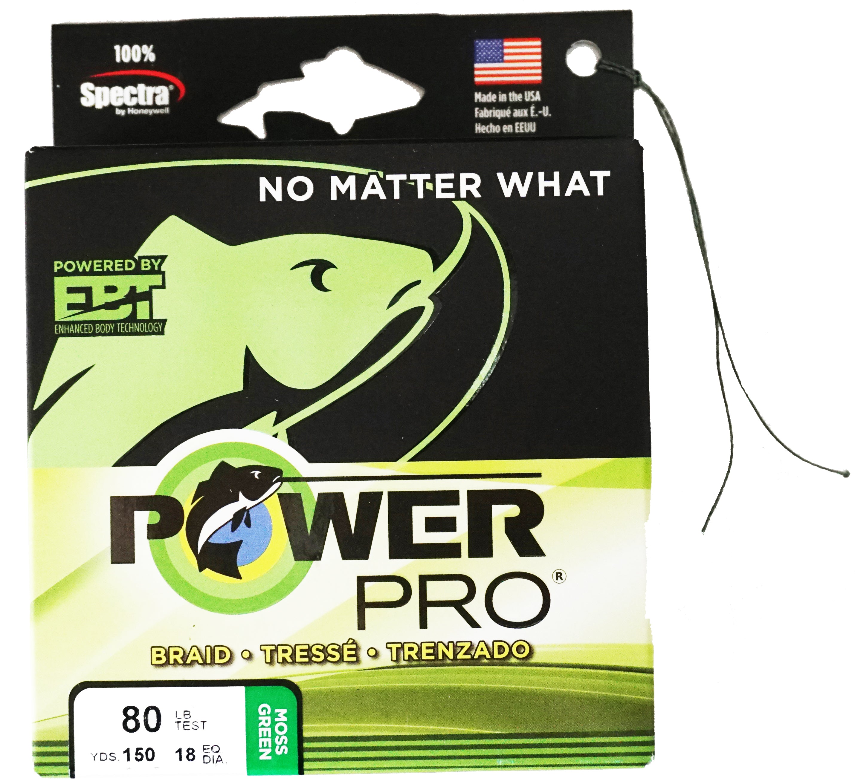 Power Pro Spectra Braided Line Moss Green