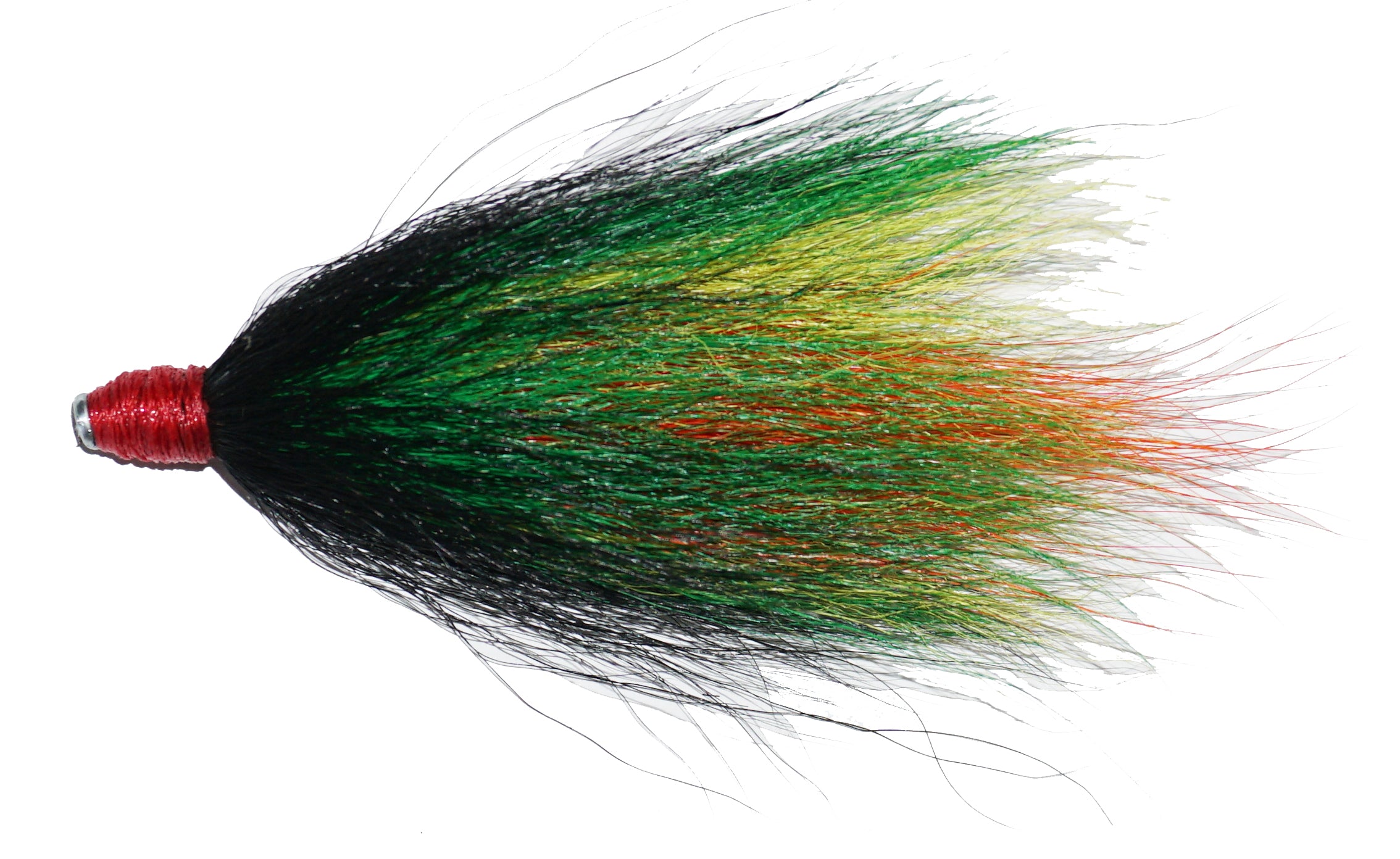 Tied Bucktail and Marabou Treble Hooks for Muskie Pike fishing