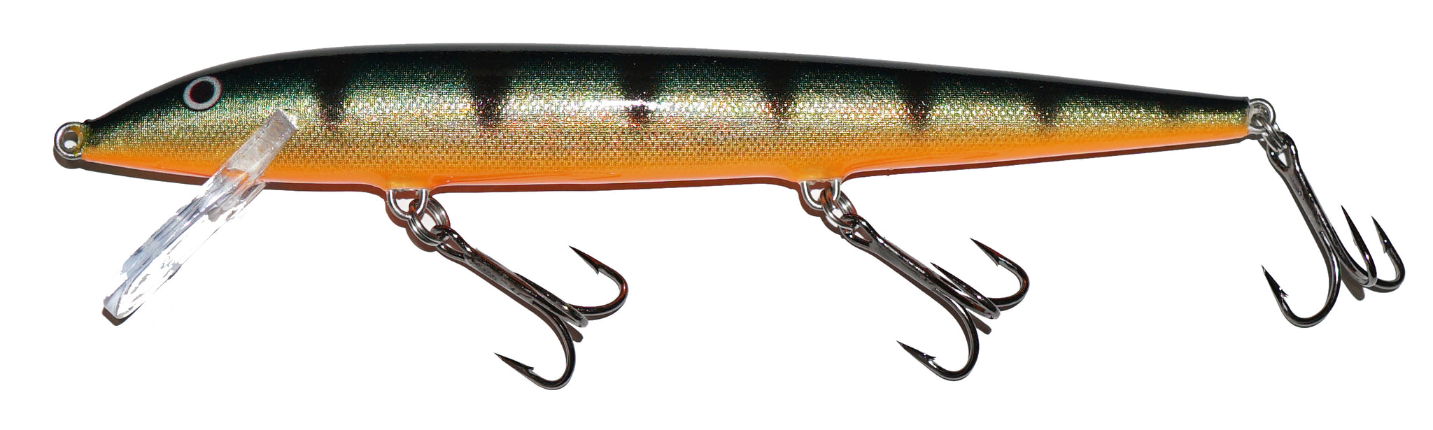 Leurre Rapala Original Floating F-18 – 18cm / 21g – Couleur GFR (Or Rouge Fluorescent) – Neuf